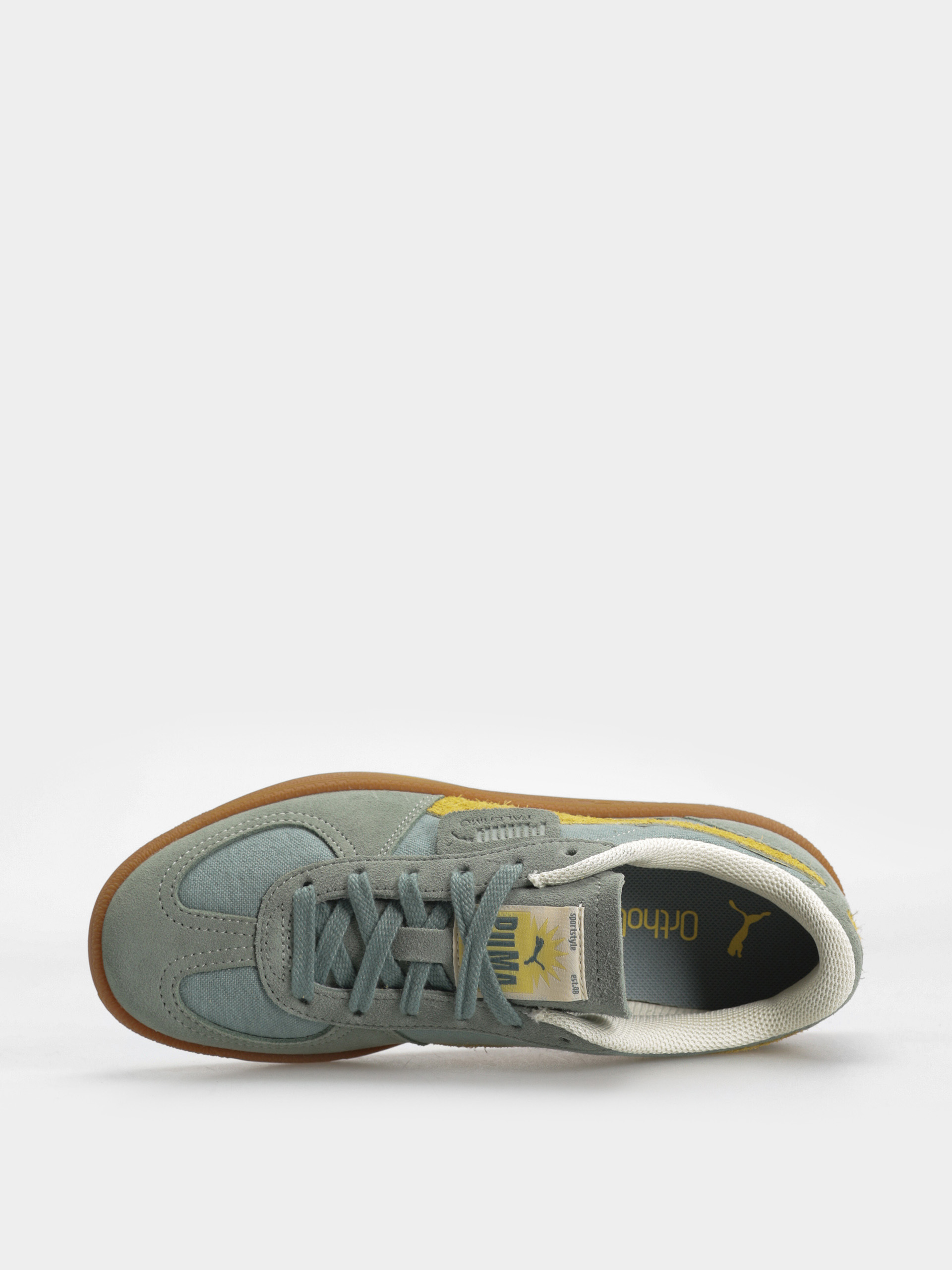 Puma Shoes Palermo Weathered (green moon sunny yellow)