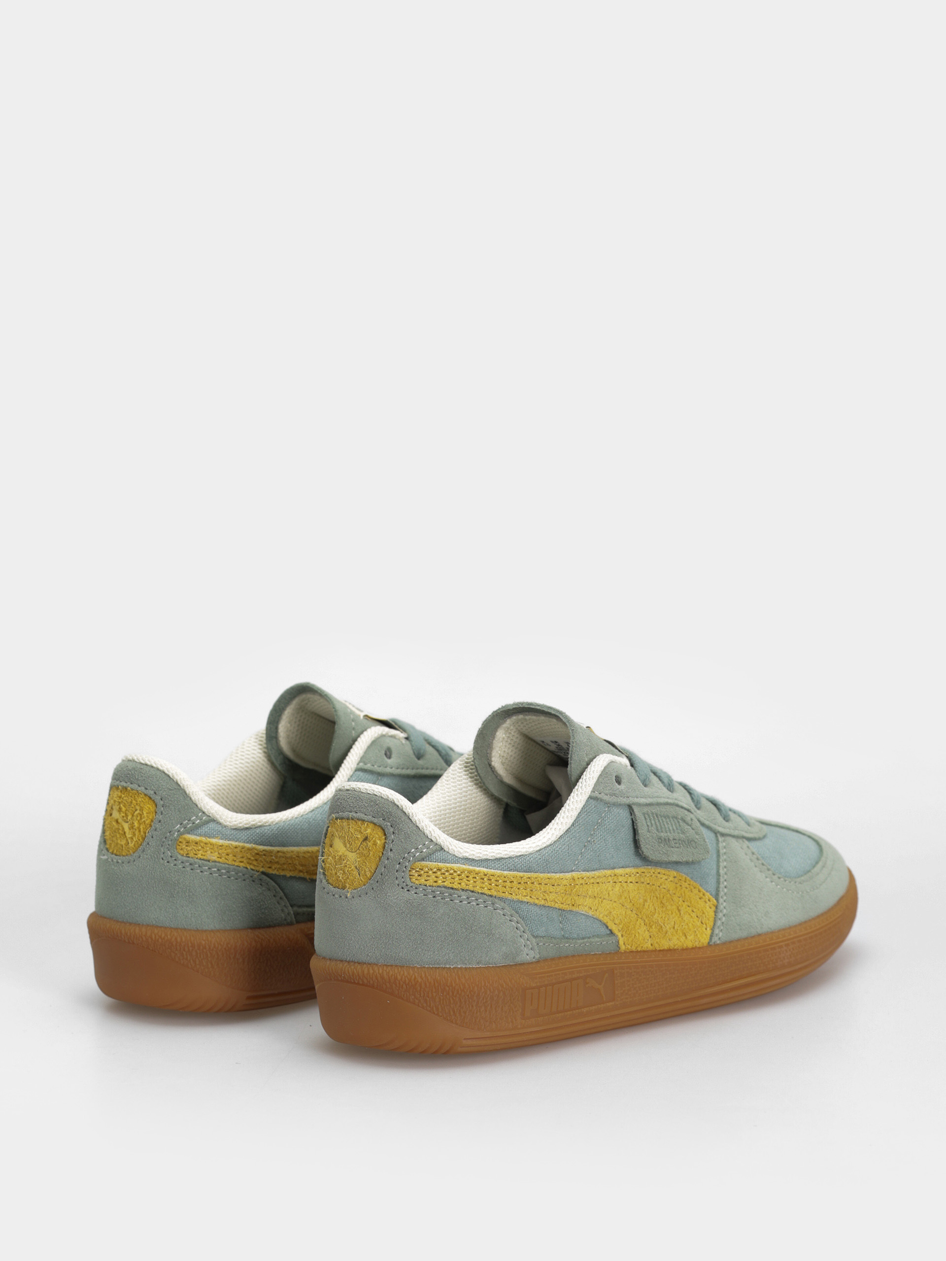 Puma Schuhe Palermo Weathered (green moon sunny yellow)