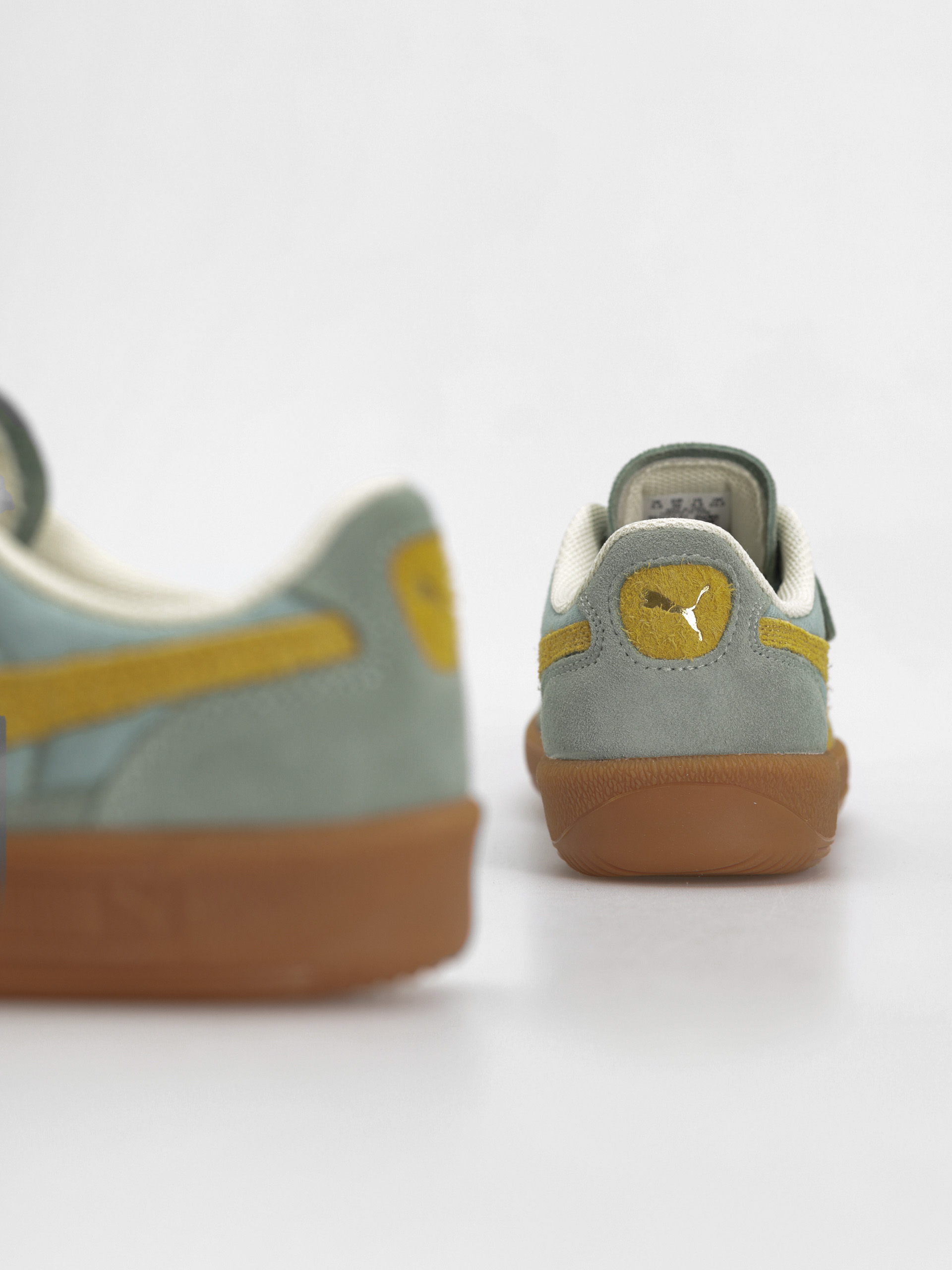 Puma Schuhe Palermo Weathered (green moon sunny yellow)