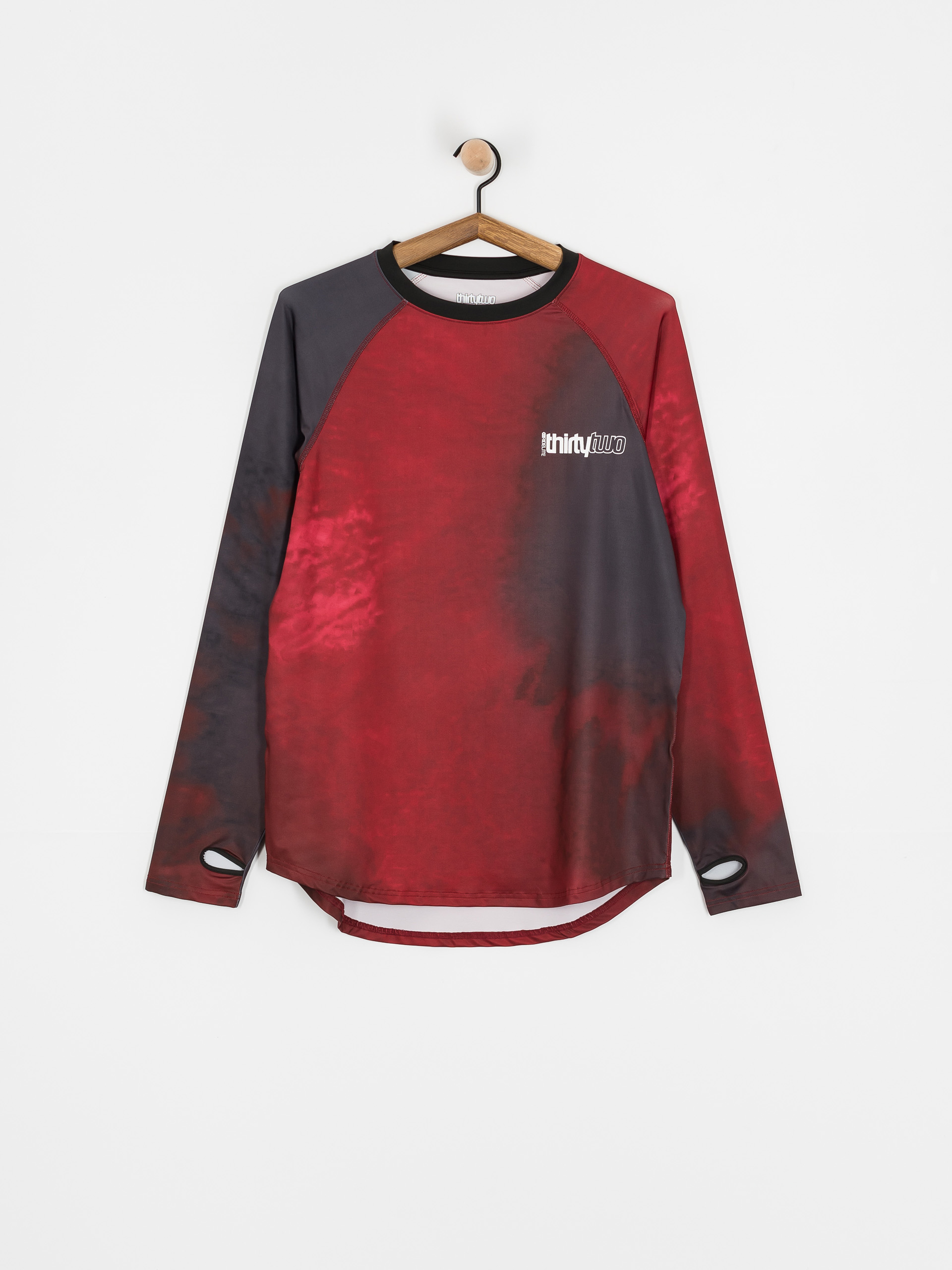 ThirtyTwo Unterwäsche Ridelite Ls (black/red)