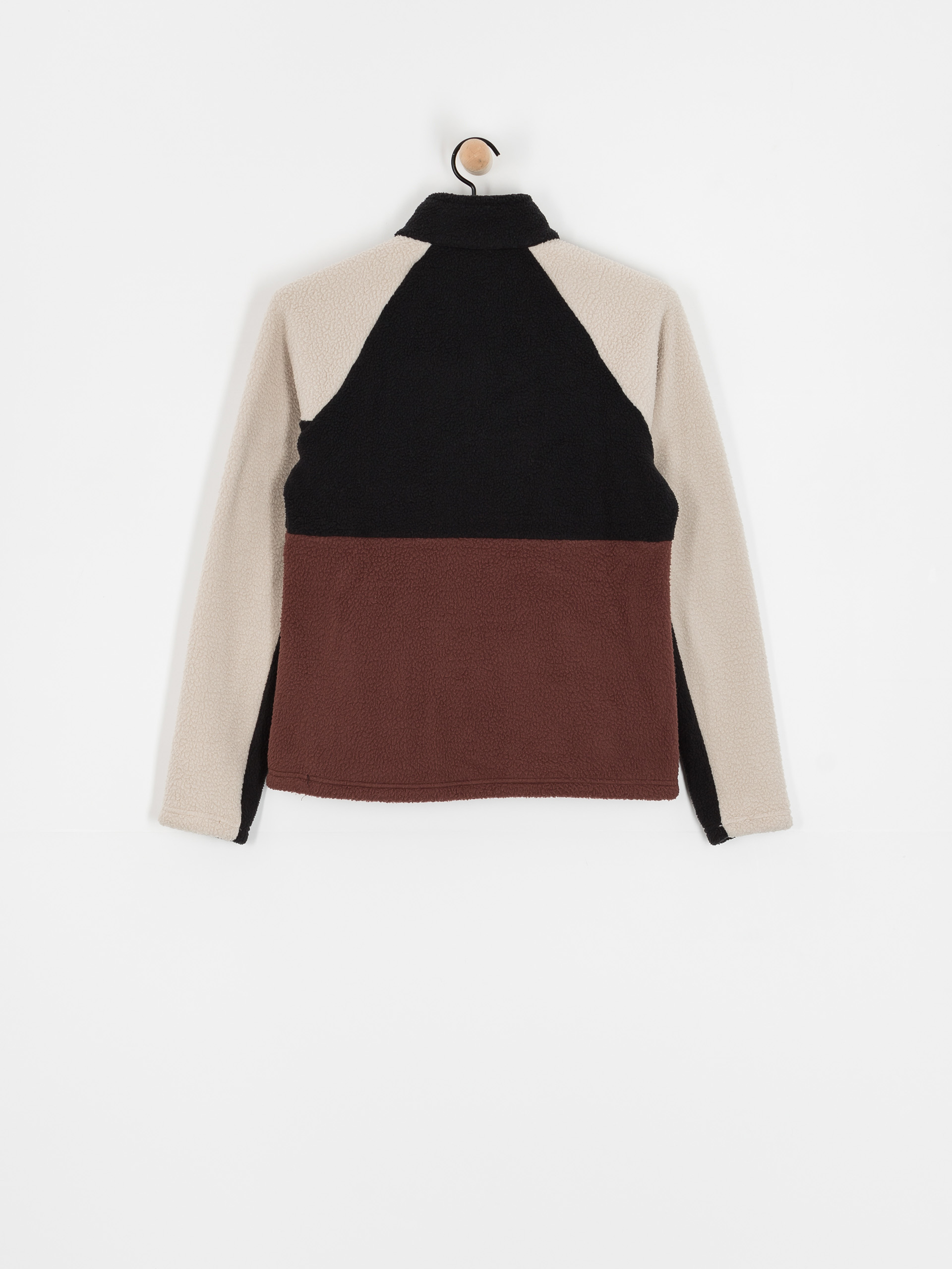 Womens Volcom Demi Half Zip Active sweatshirt (mahogany)