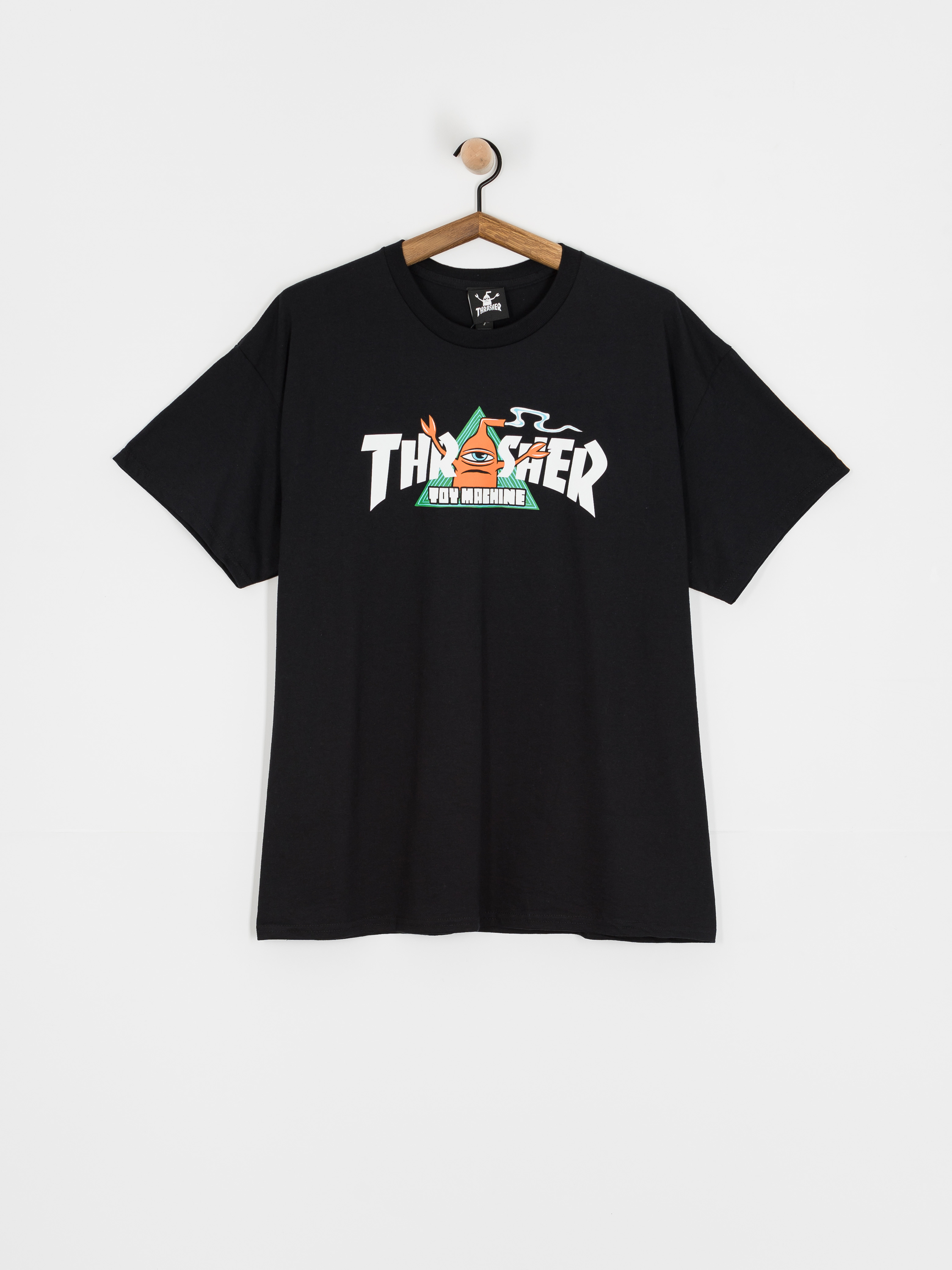 Thrasher X Toy Machine Vortex T-shirt (black)