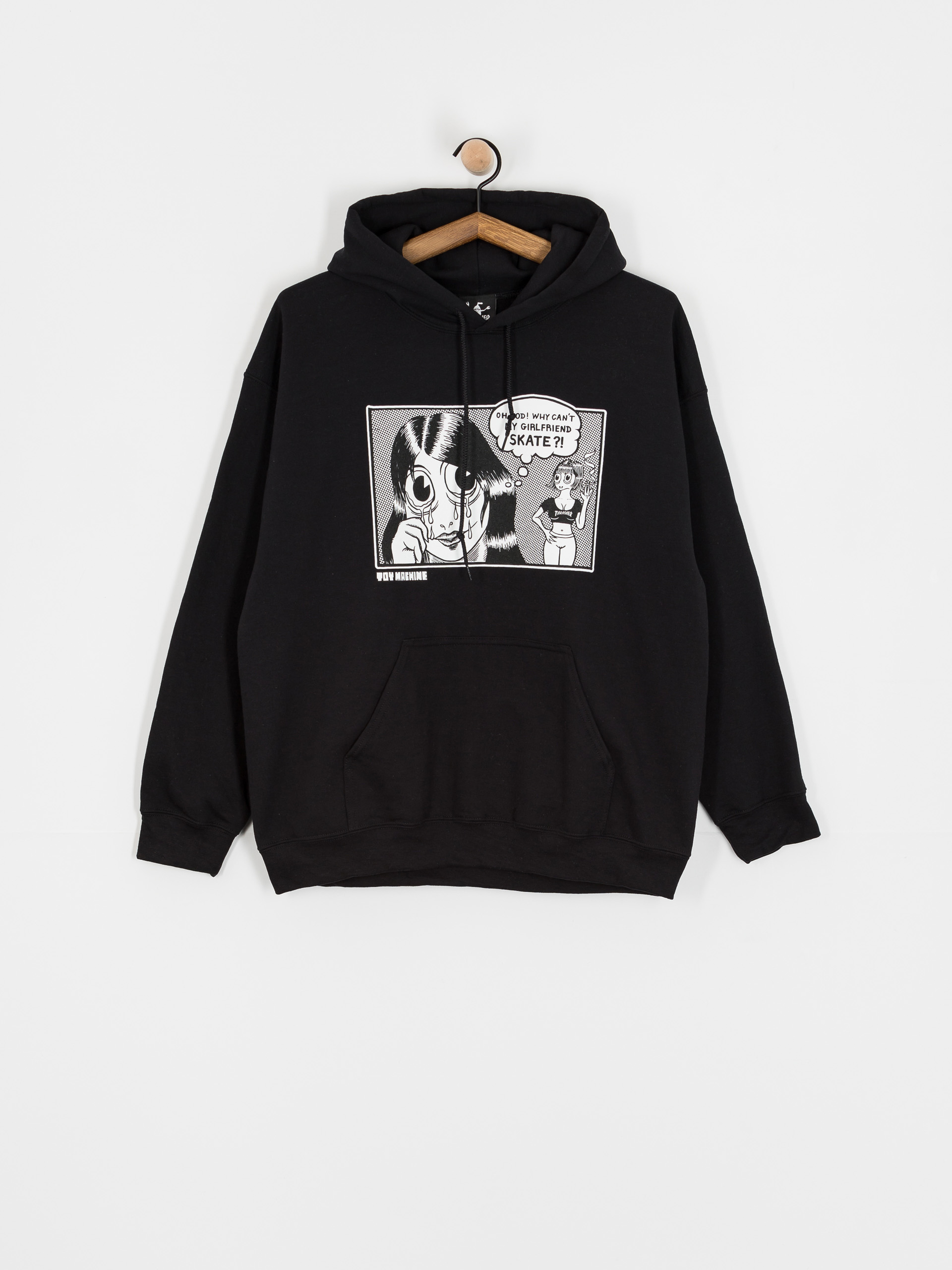 Thrasher X Toy Machine Girlfriend HD Hoodie - black (black)