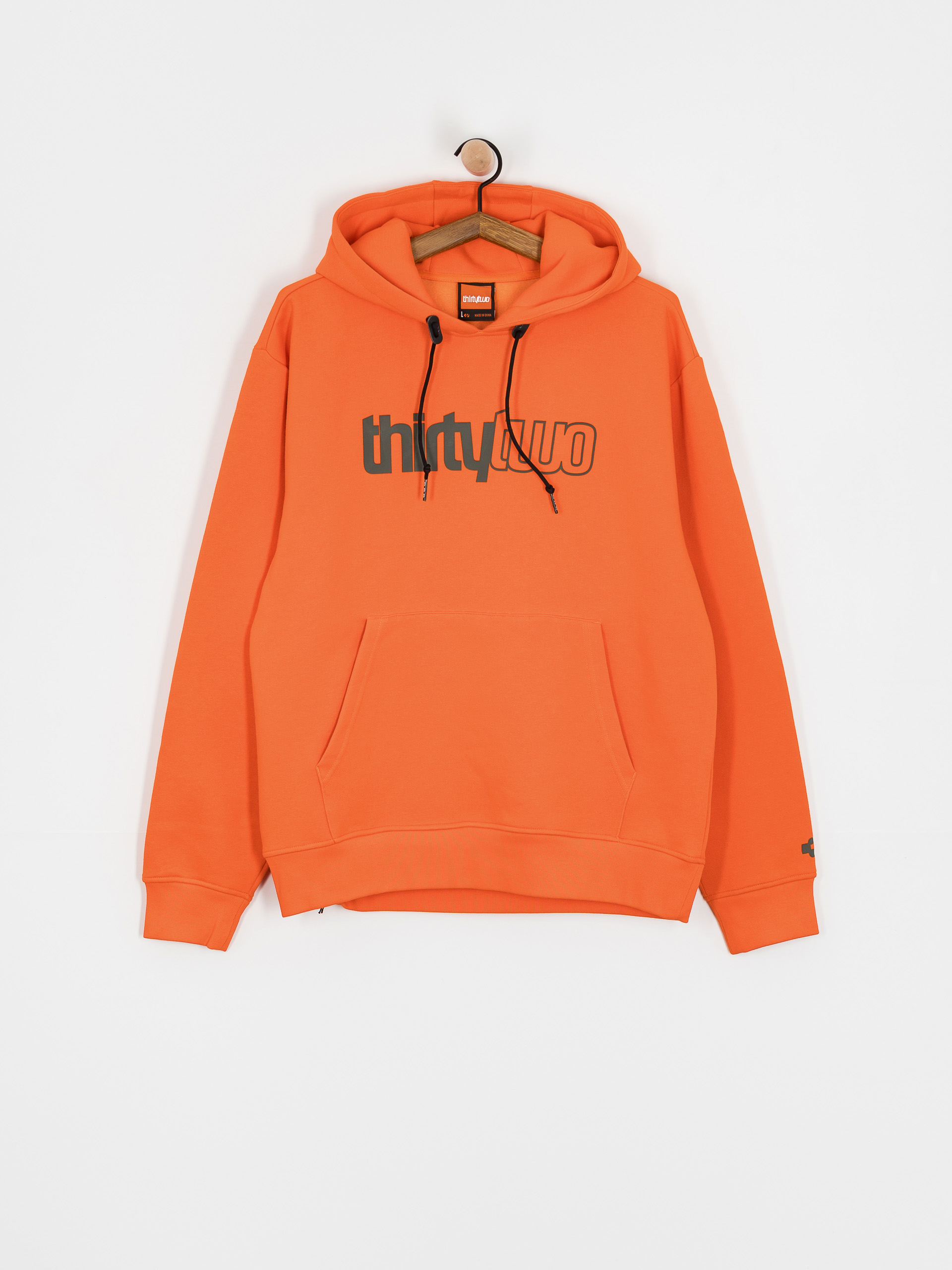 Mens ThirtyTwo Active sweatshirt Double Tech HD (grey/orange)