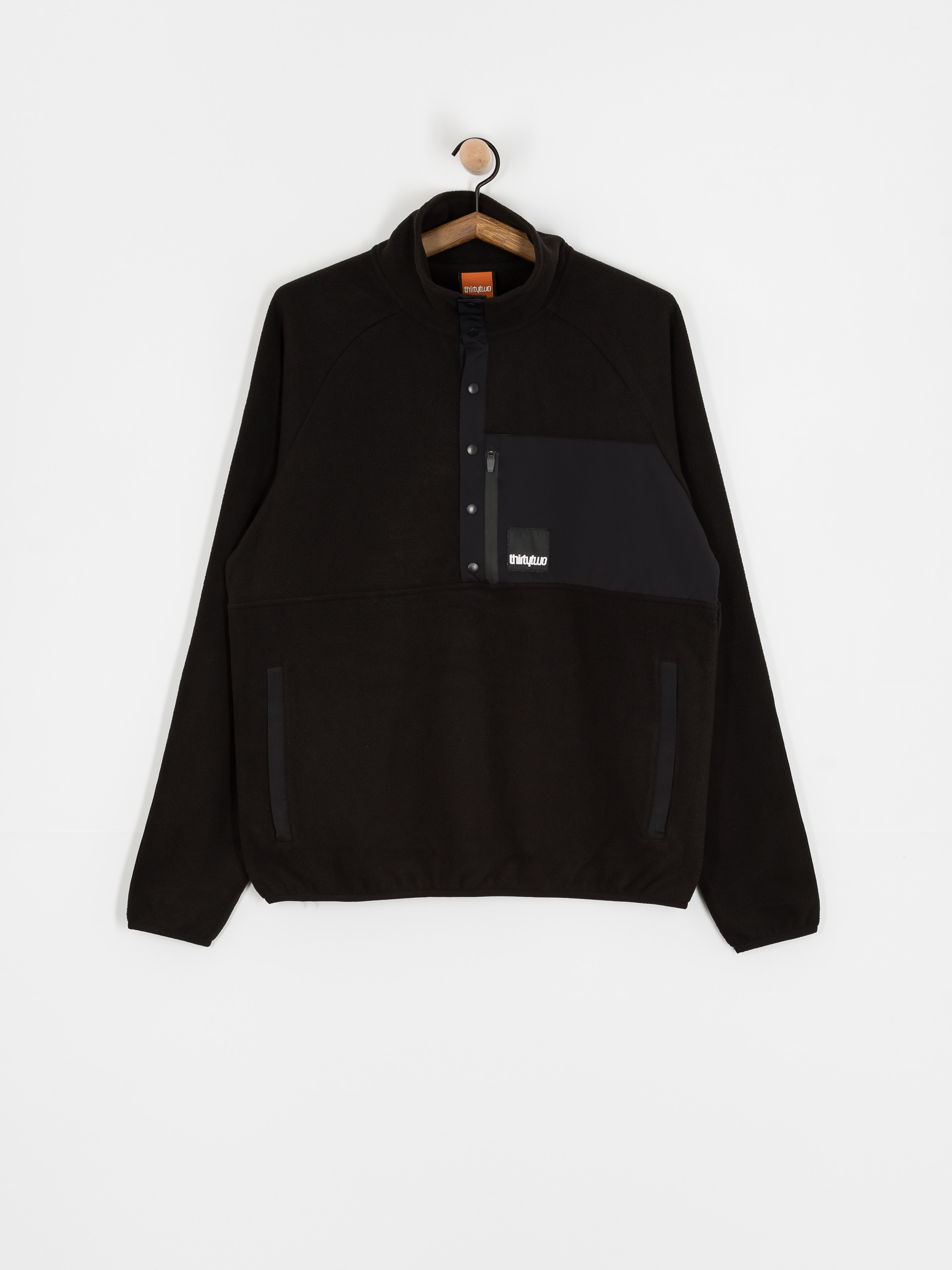 Mens ThirtyTwo Active sweatshirt Rest Stop Anorak (black)