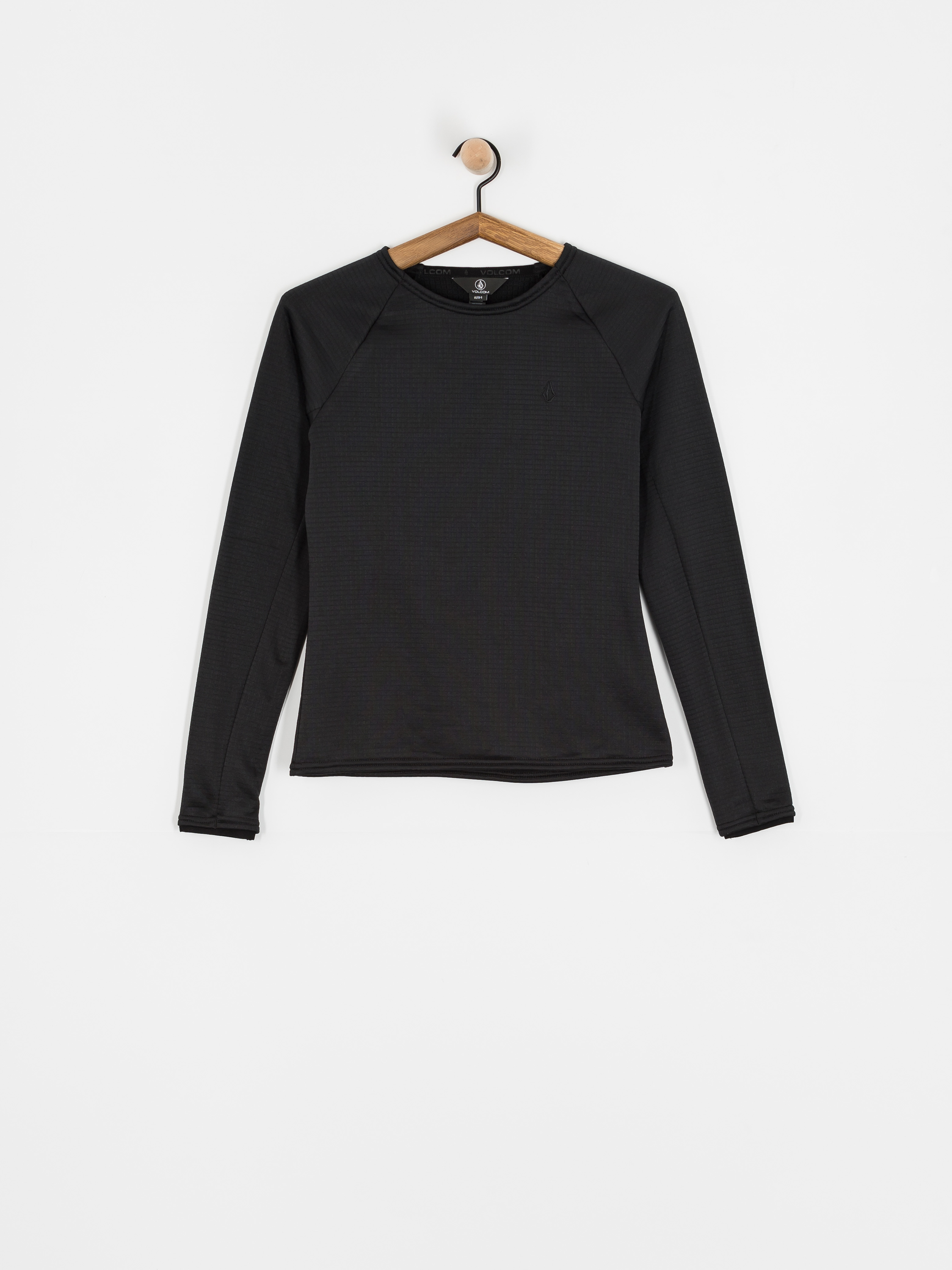 Damen Volcom Aktives Sweatshirt Gridlock Crew (black)