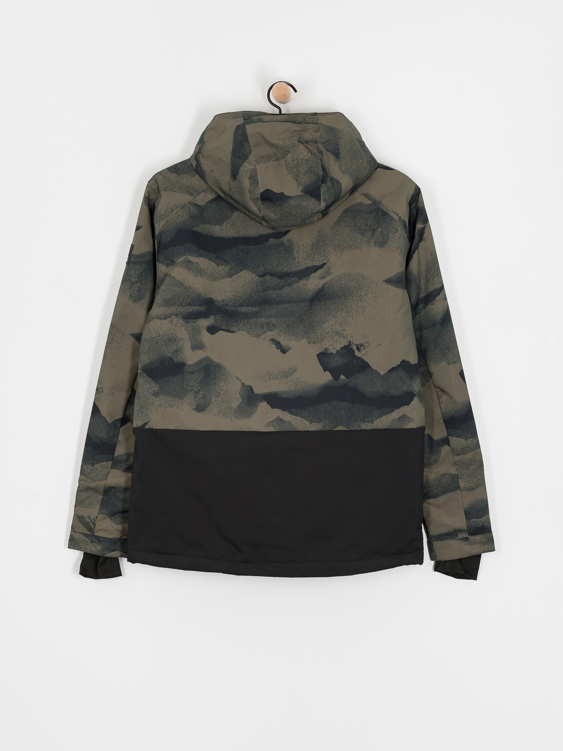 Mens Quiksilver Mission Printed Block Snowboard jacket (mountain spray cante)