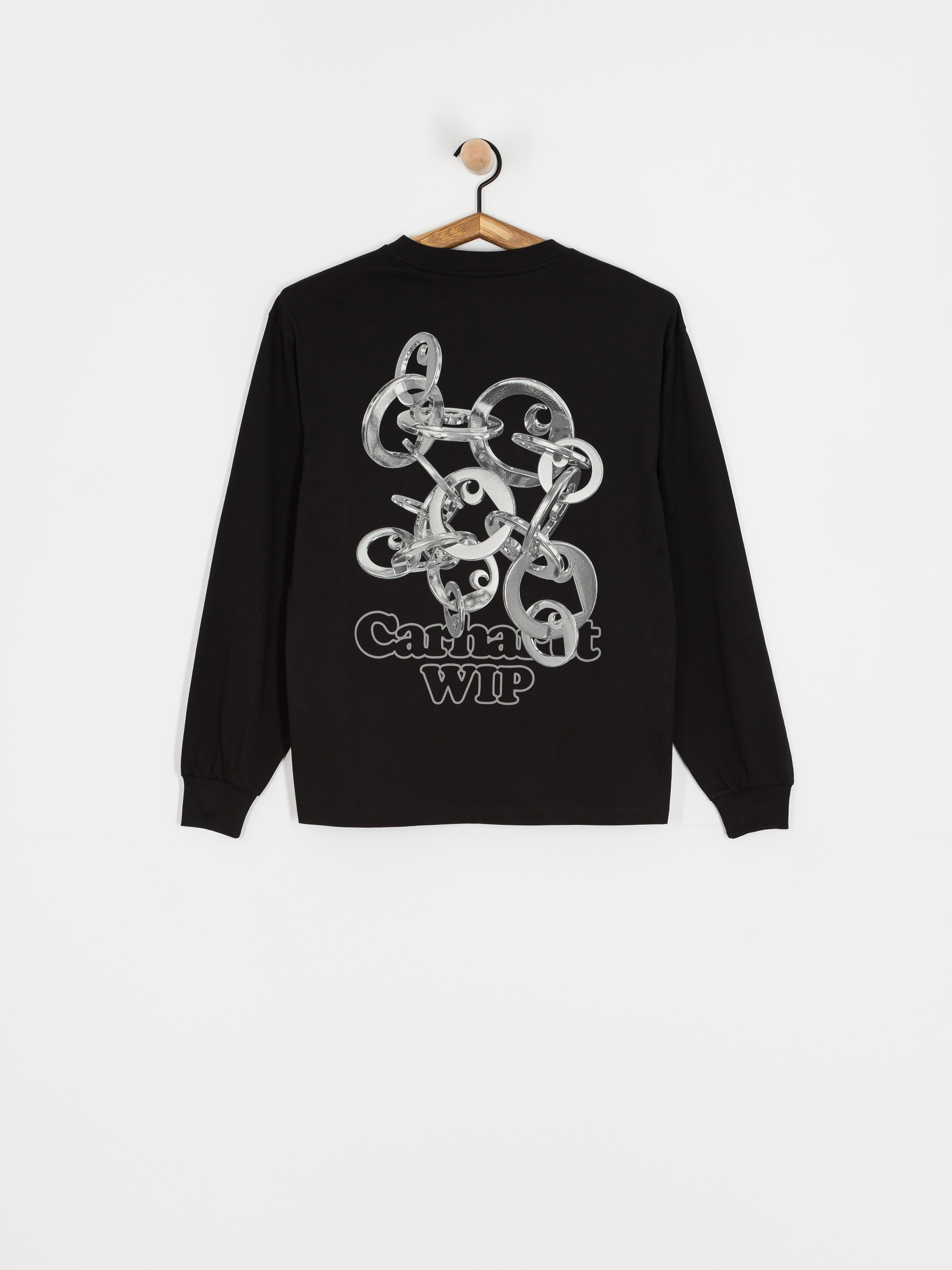 Carhartt WIP Longsleeve Linked Charms Wmn (black/silver)