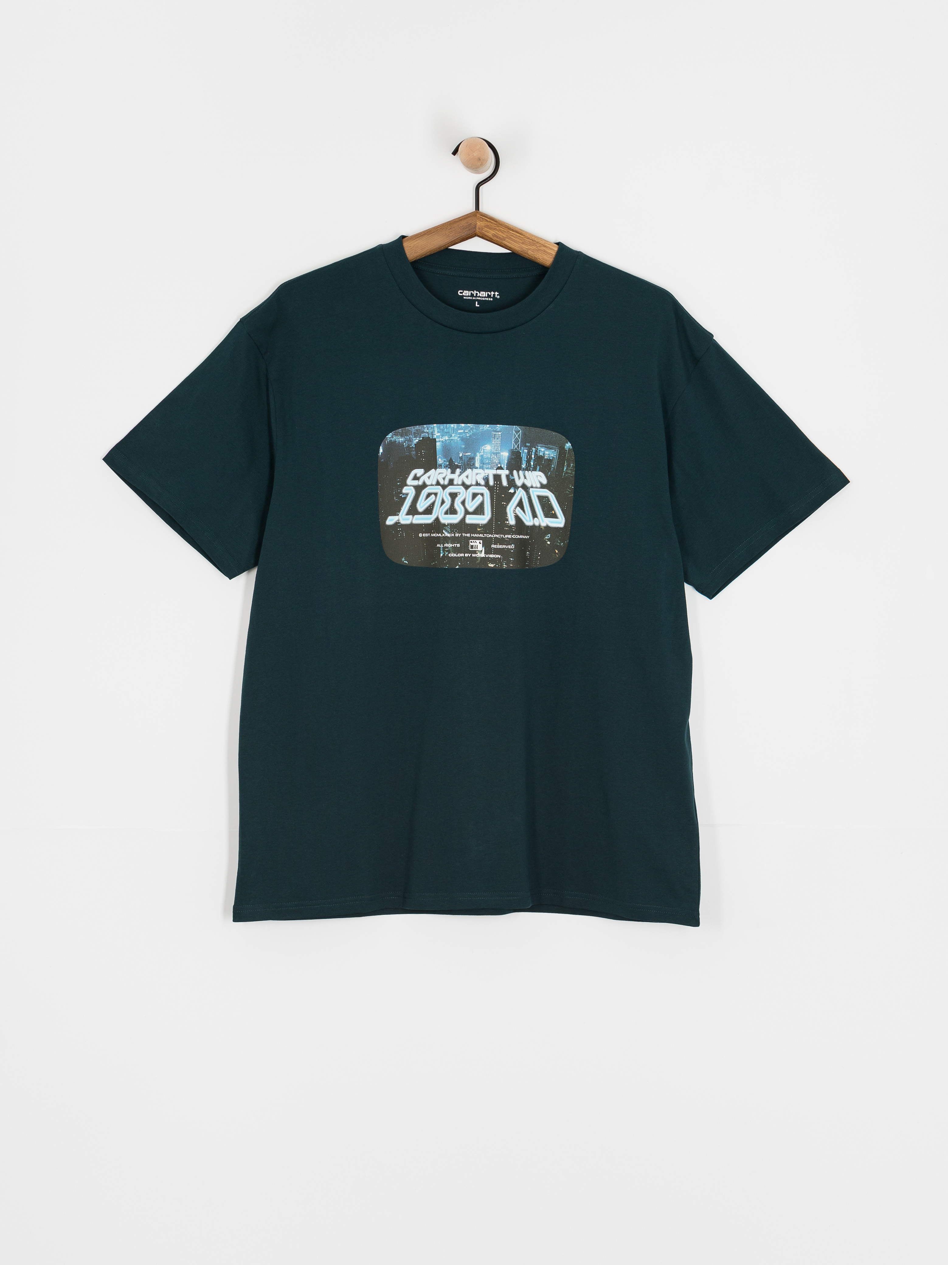 Carhartt WIP T-Shirt Greatest Flicks (deep lagoon)