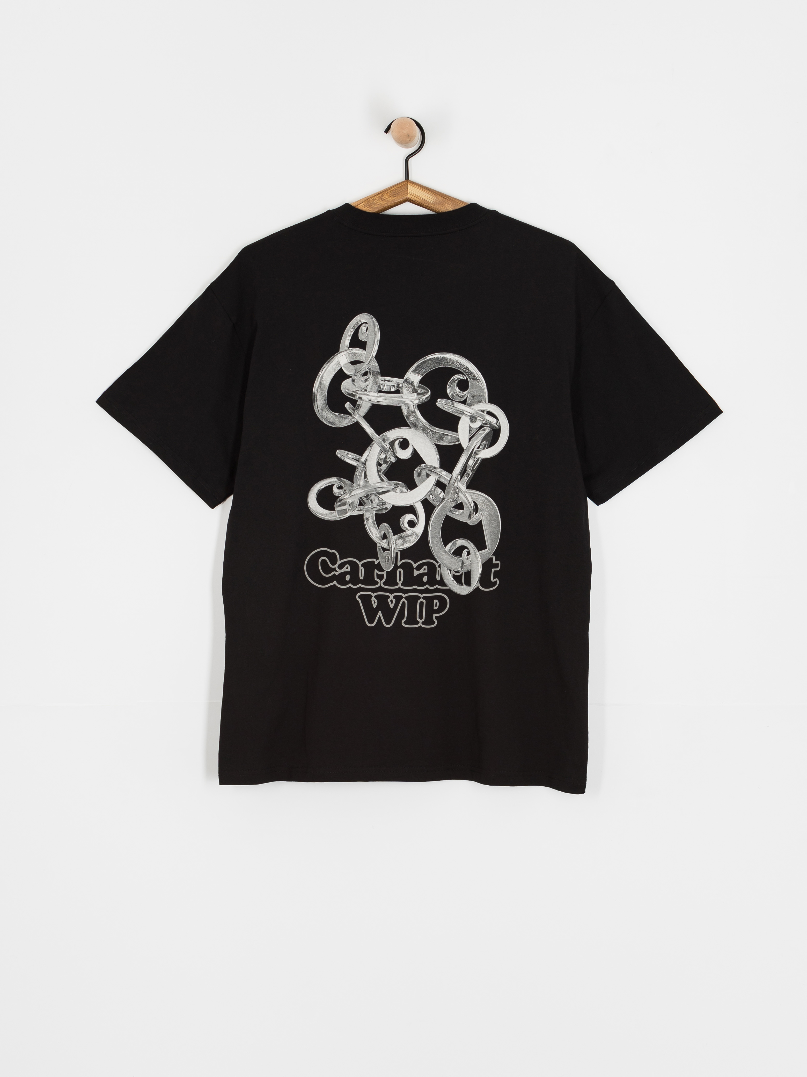 Carhartt WIP T-Shirt Linked Charms (black/silver)