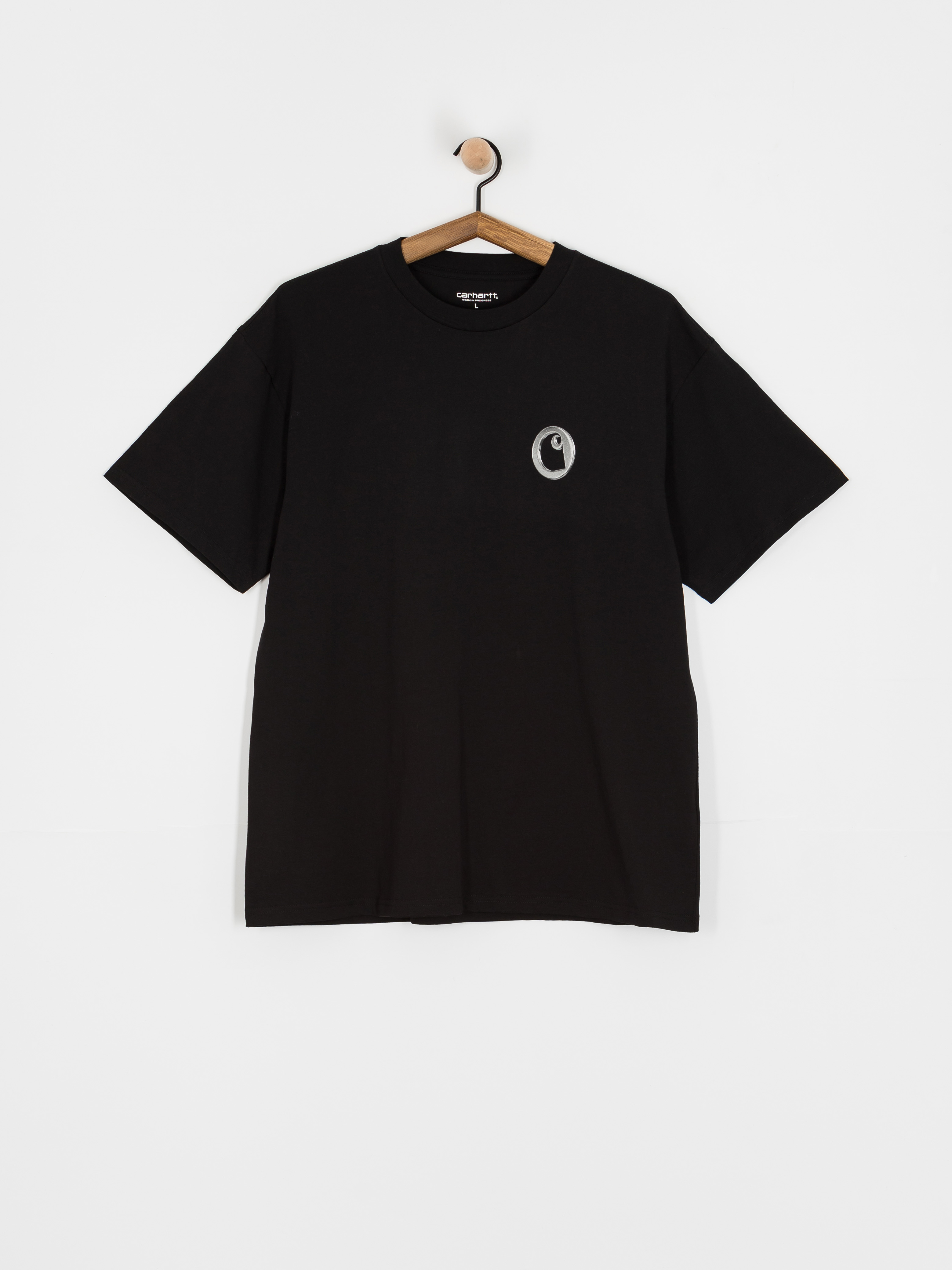 Carhartt WIP T-Shirt Linked Charms (black/silver)
