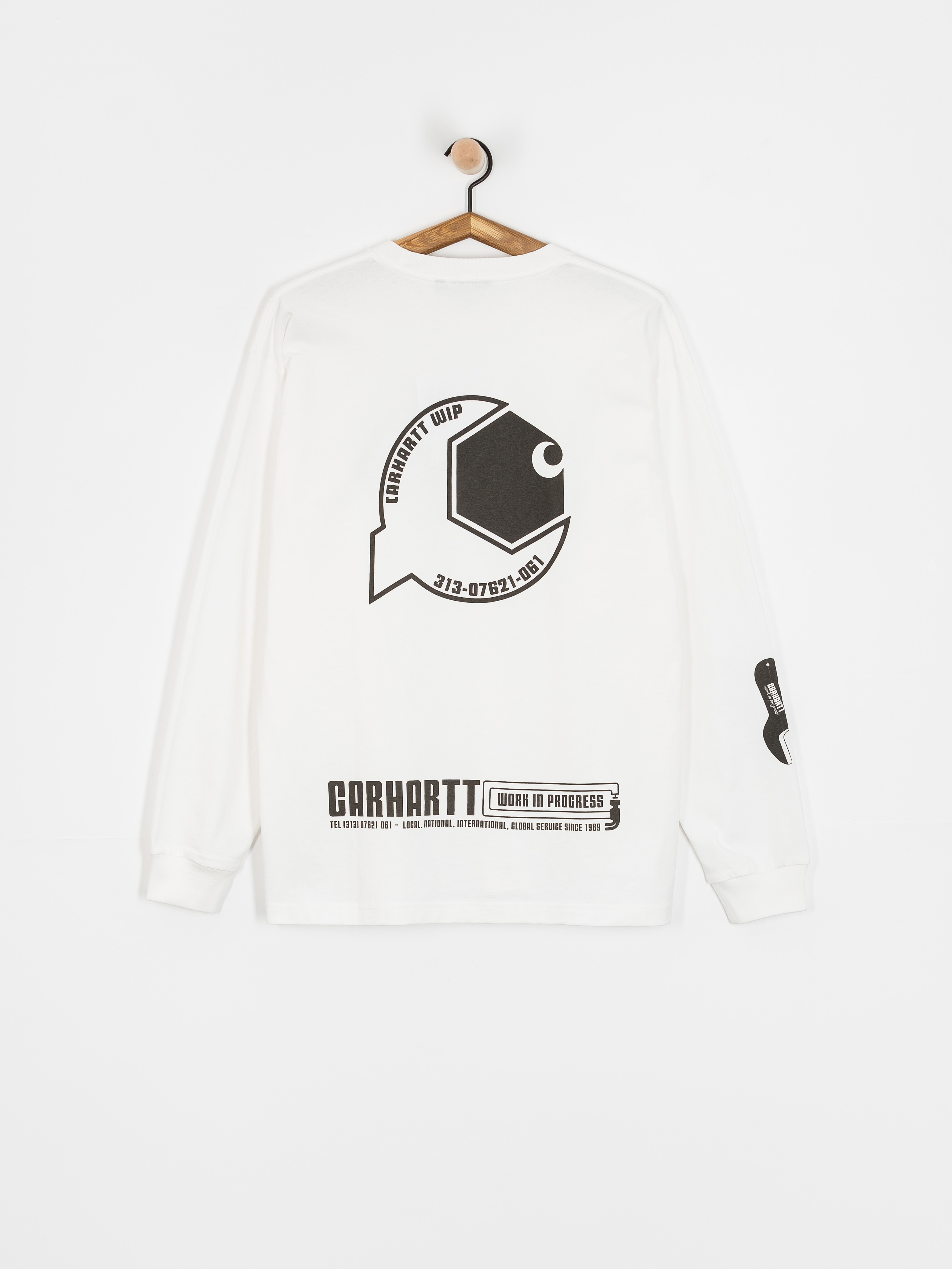 Carhartt WIP Longsleeve Industry (white/black)