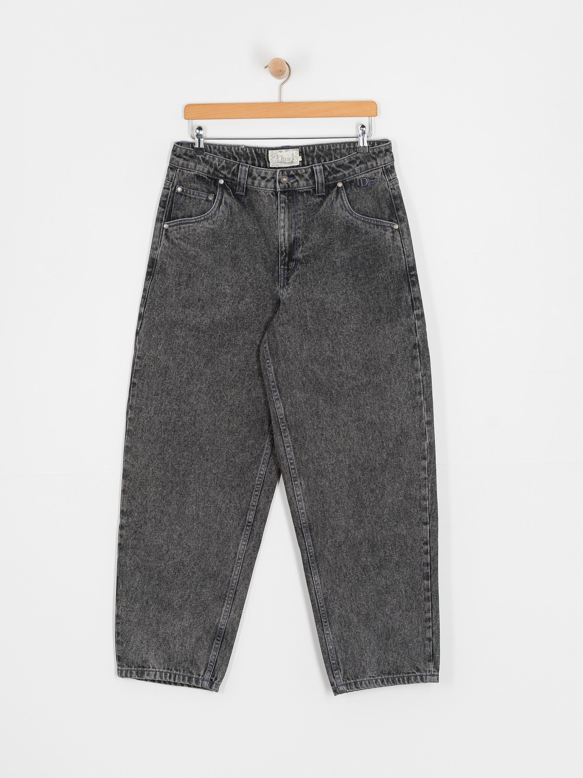 Dime Pants Classic Baggy Denim - black (faded black)