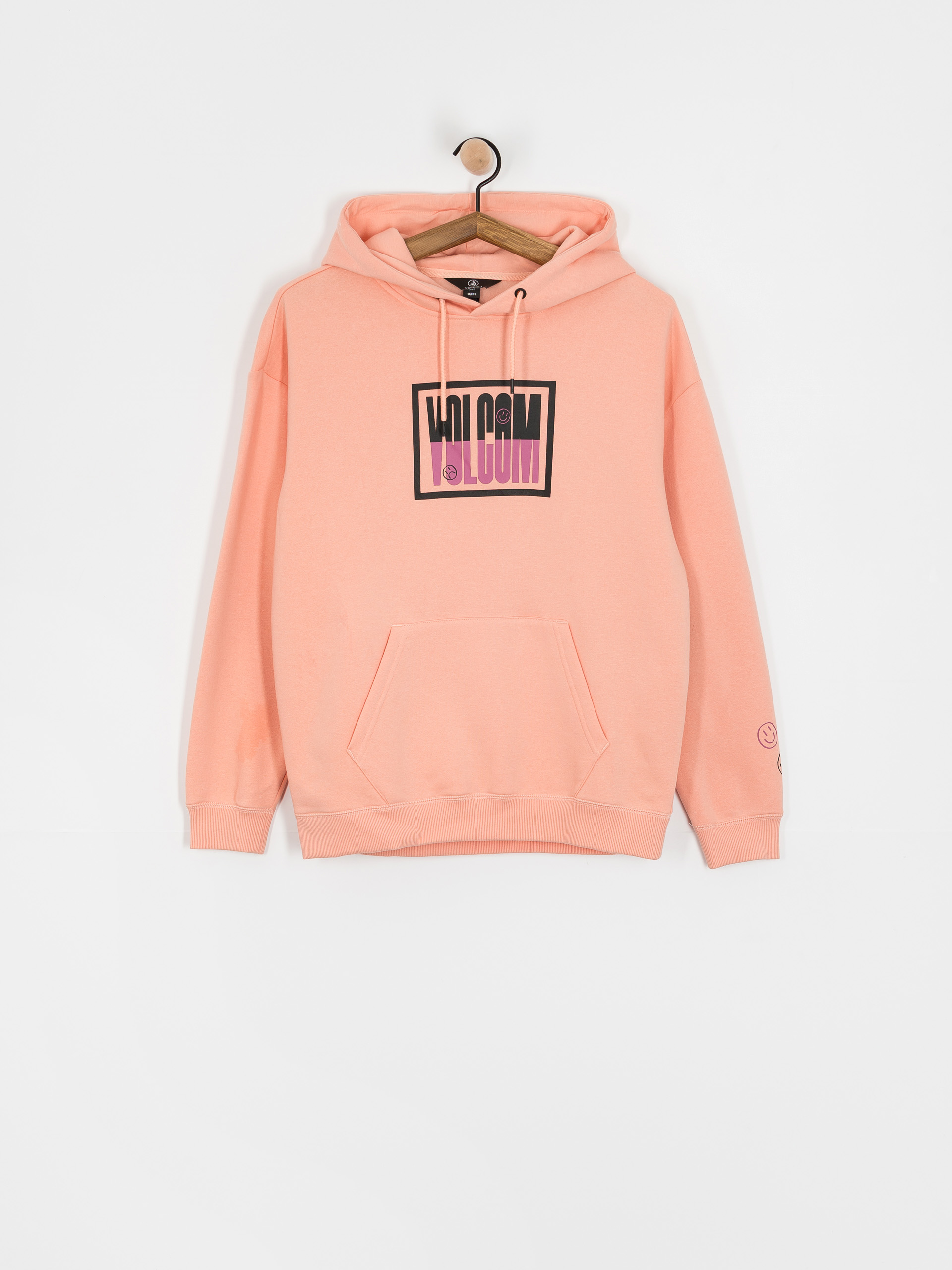 Damen Volcom Aktives Sweatshirt Essential HD (coral haze)