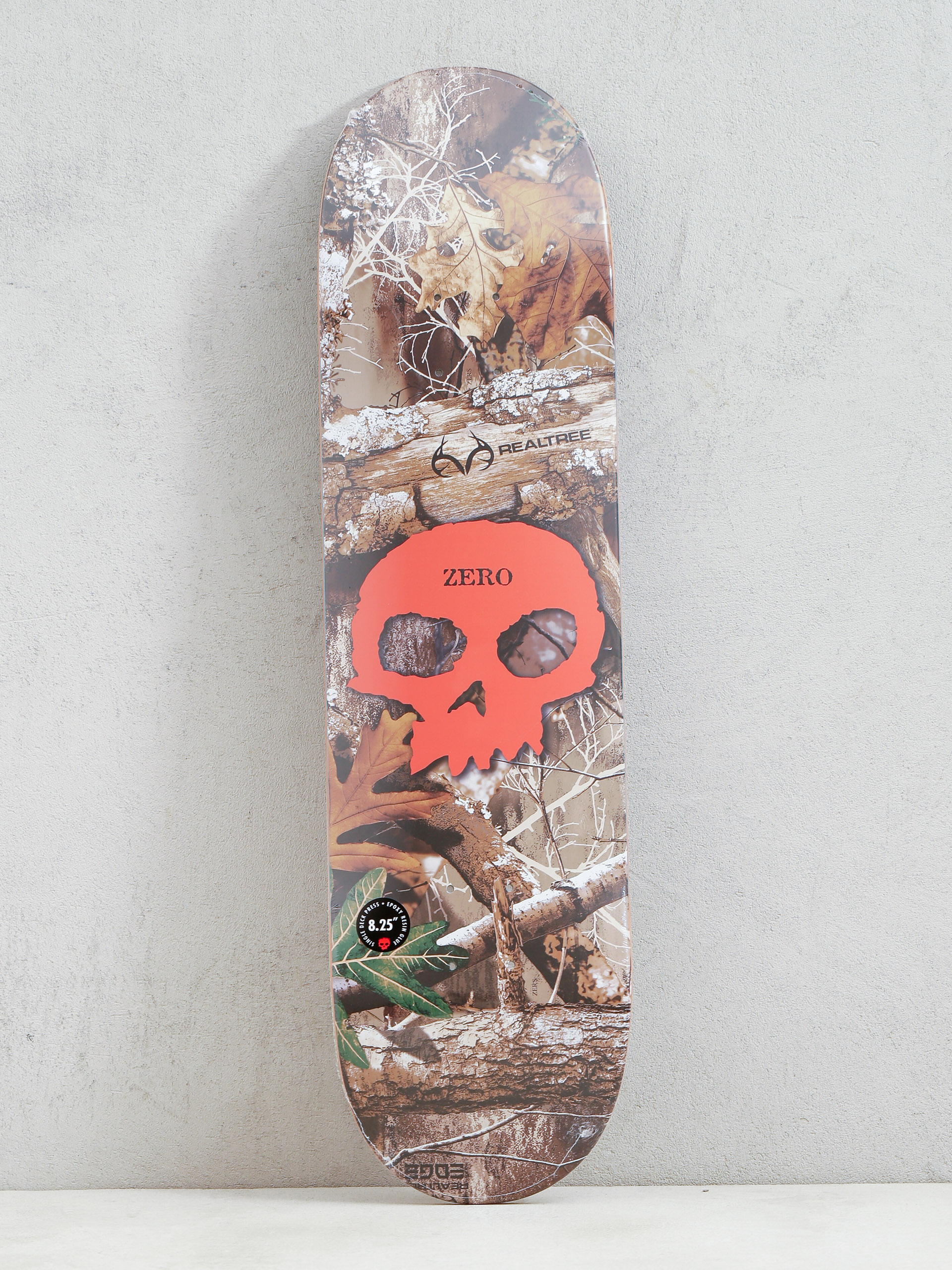 Zero Single Skull Realtree Deck (orange)