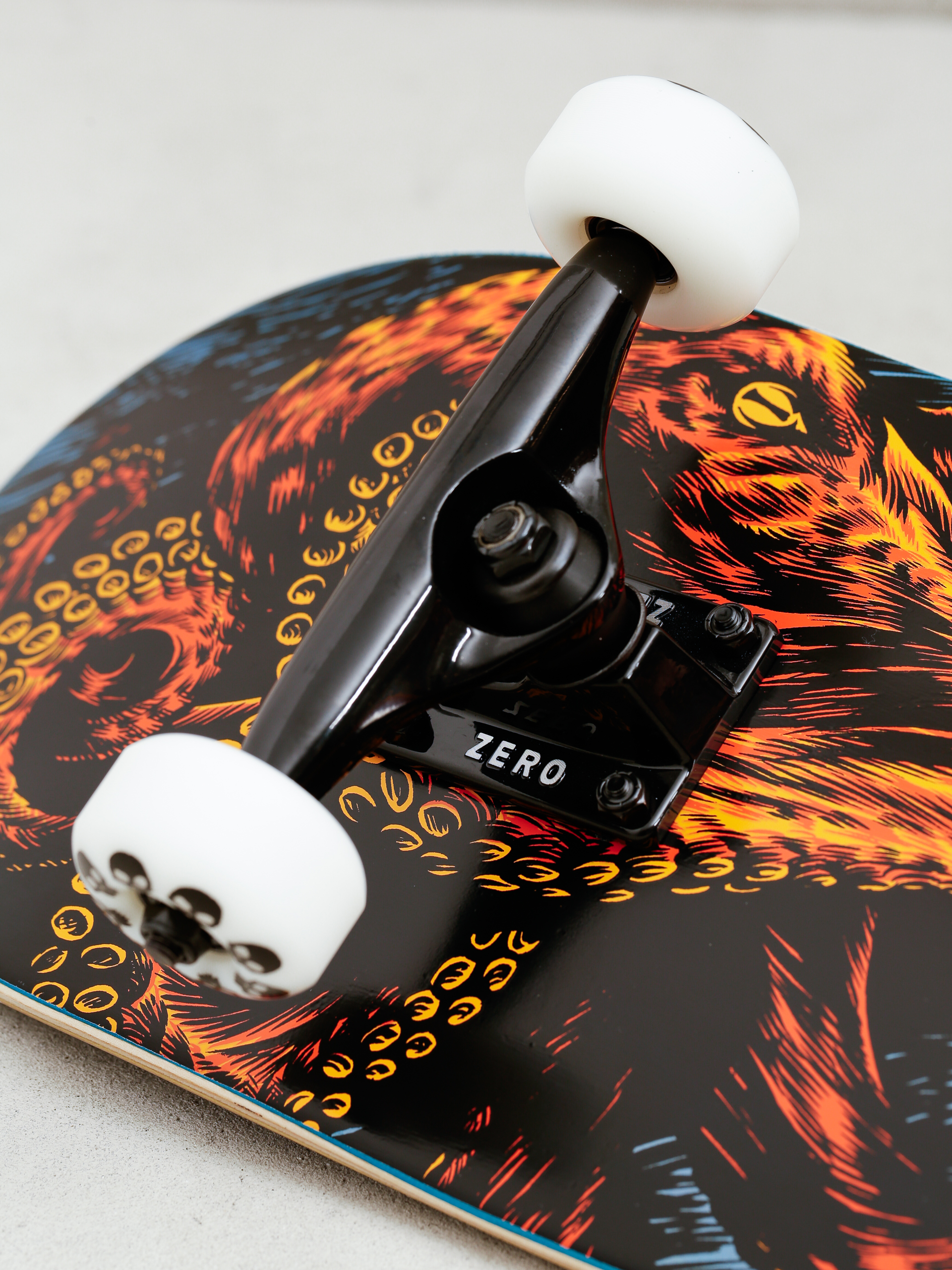 Zero Thomas Octopus Skateboard (black/orange/blue)