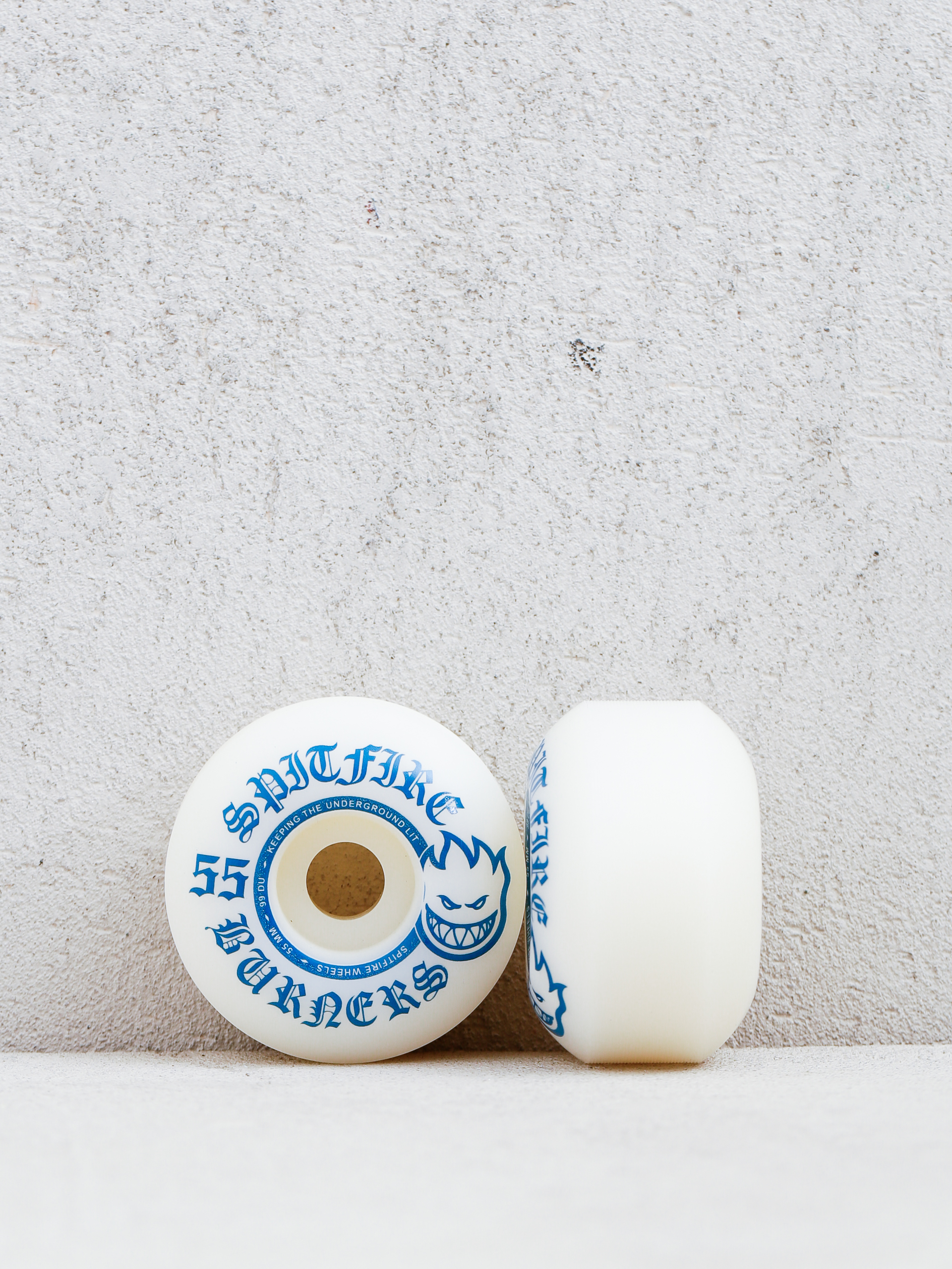 Spitfire 99D Burners Wheels - white (white/blue)