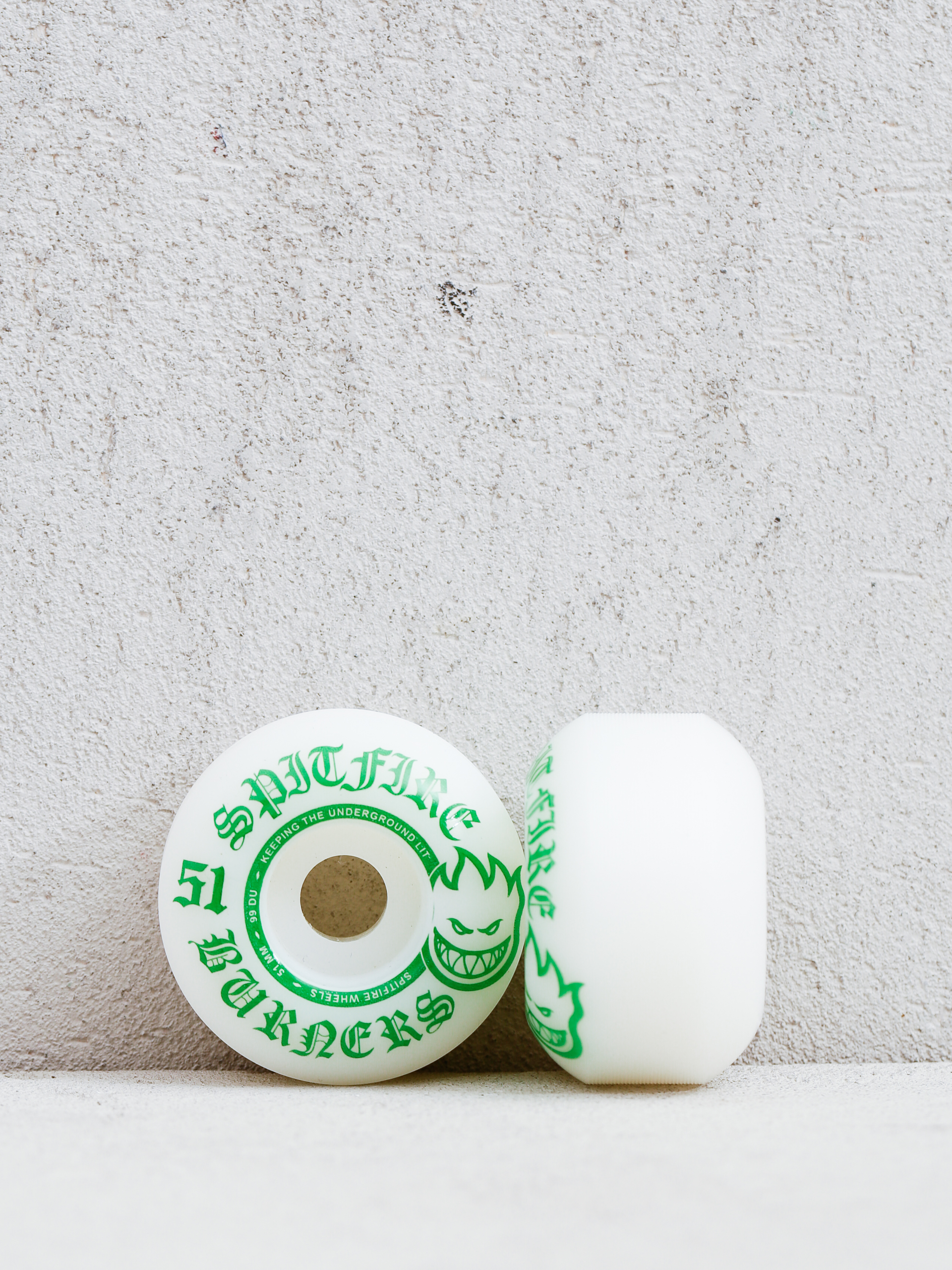 Spitfire 99D Burners Wheels (white/green)