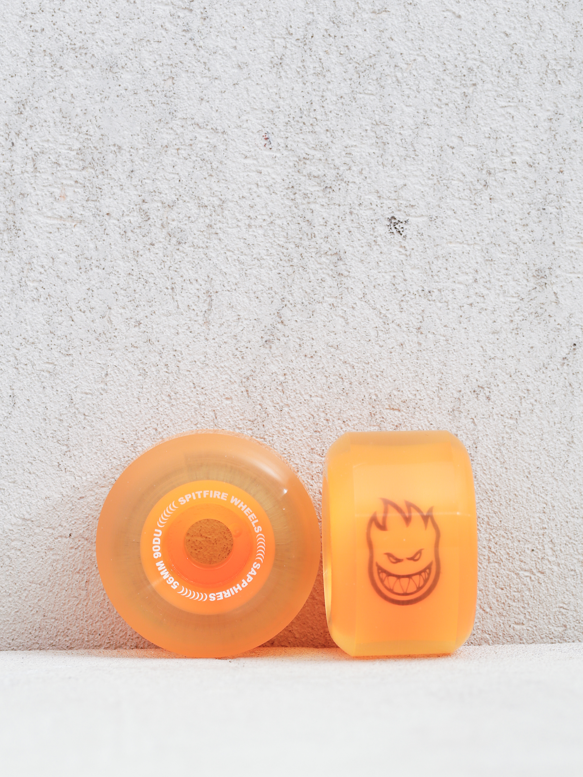 Spitfire 90D Neon Sapphire Conical Full Wheels (orange)