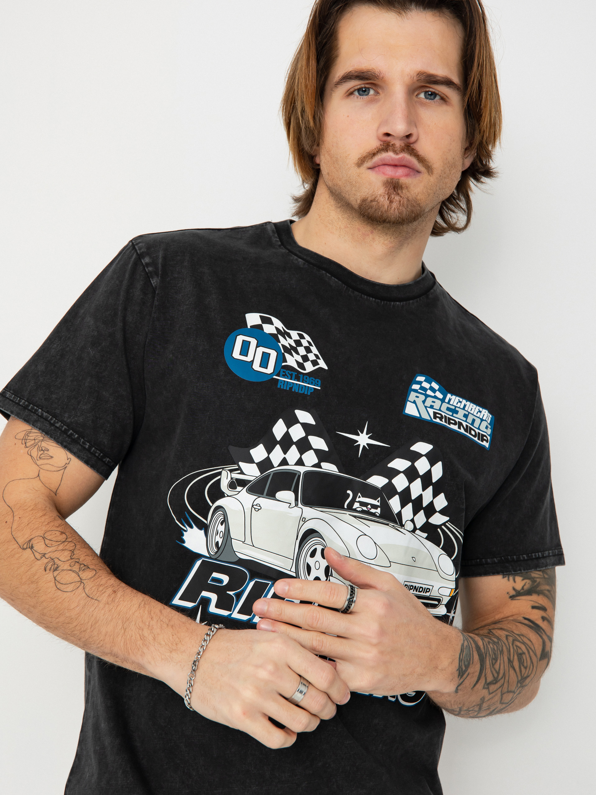RipNDip T-Shirt Ripnrace (black wash)