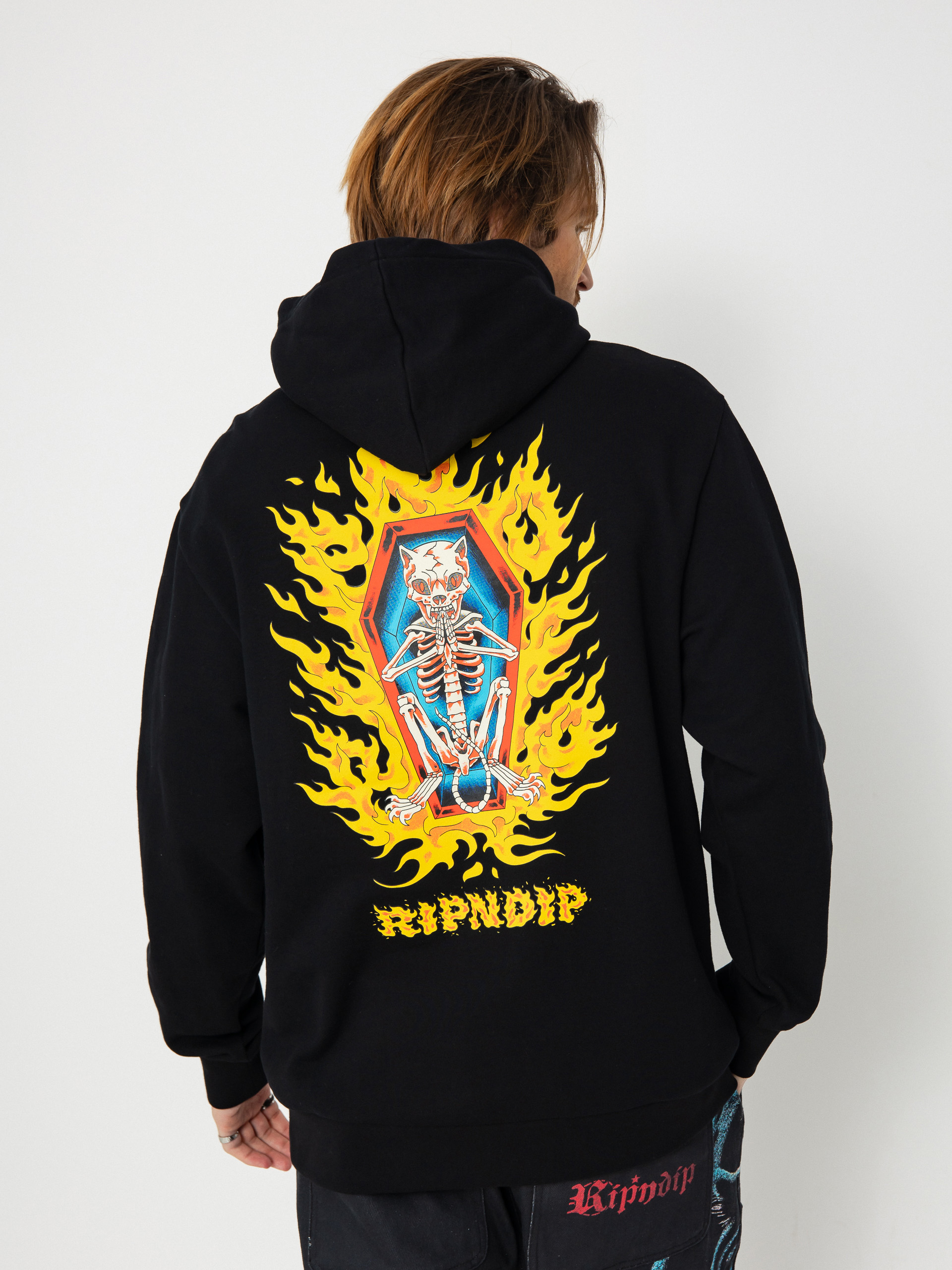 RipNDip Hoodie Burn In Heck HD (black)