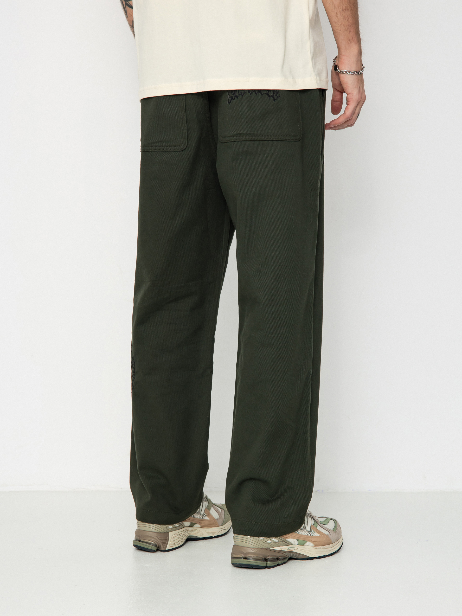 RipNDip Pants Mother Nerm Twill (dark olive)