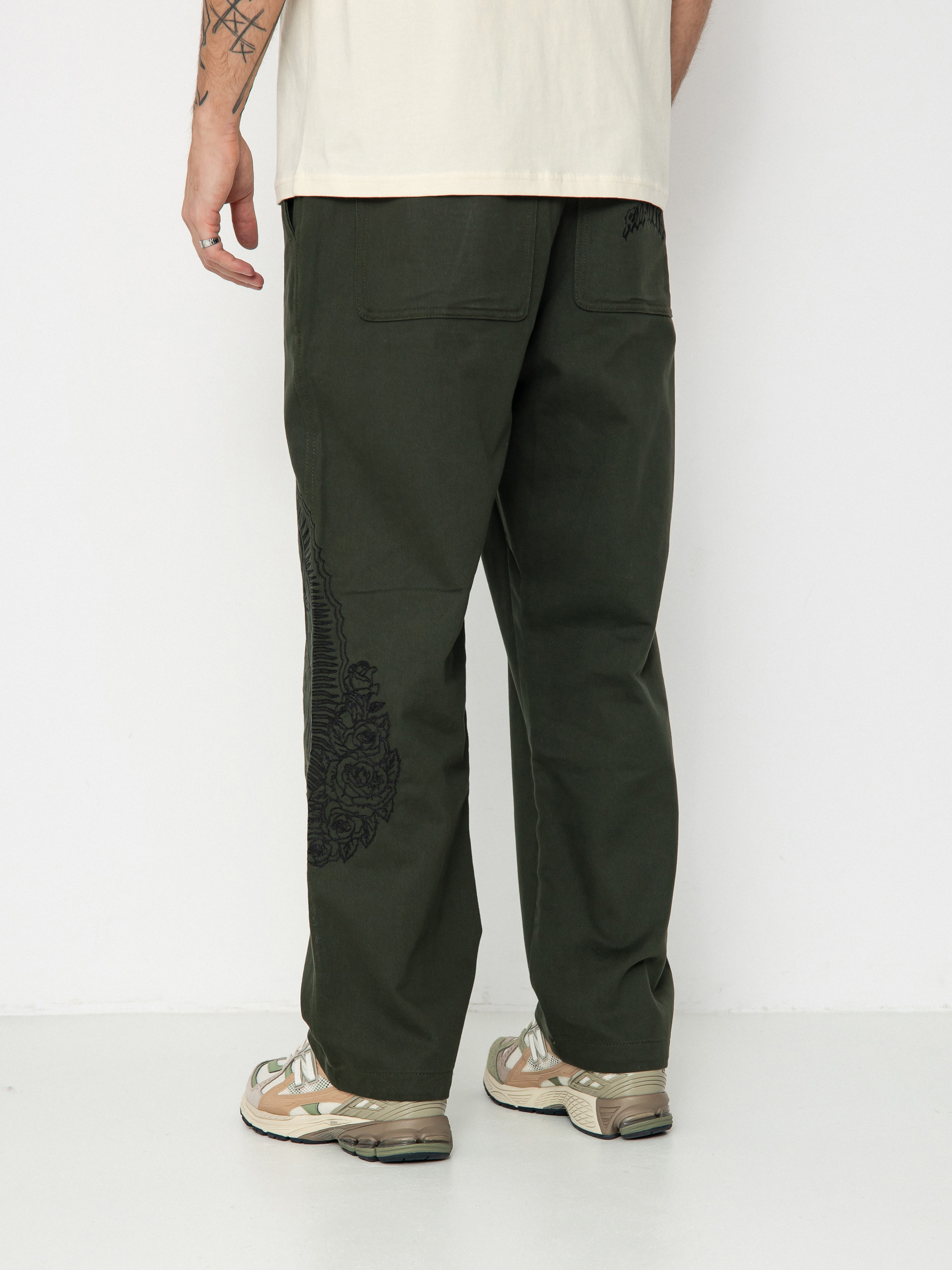 RipNDip Hose Mother Nerm Twill (dark olive)