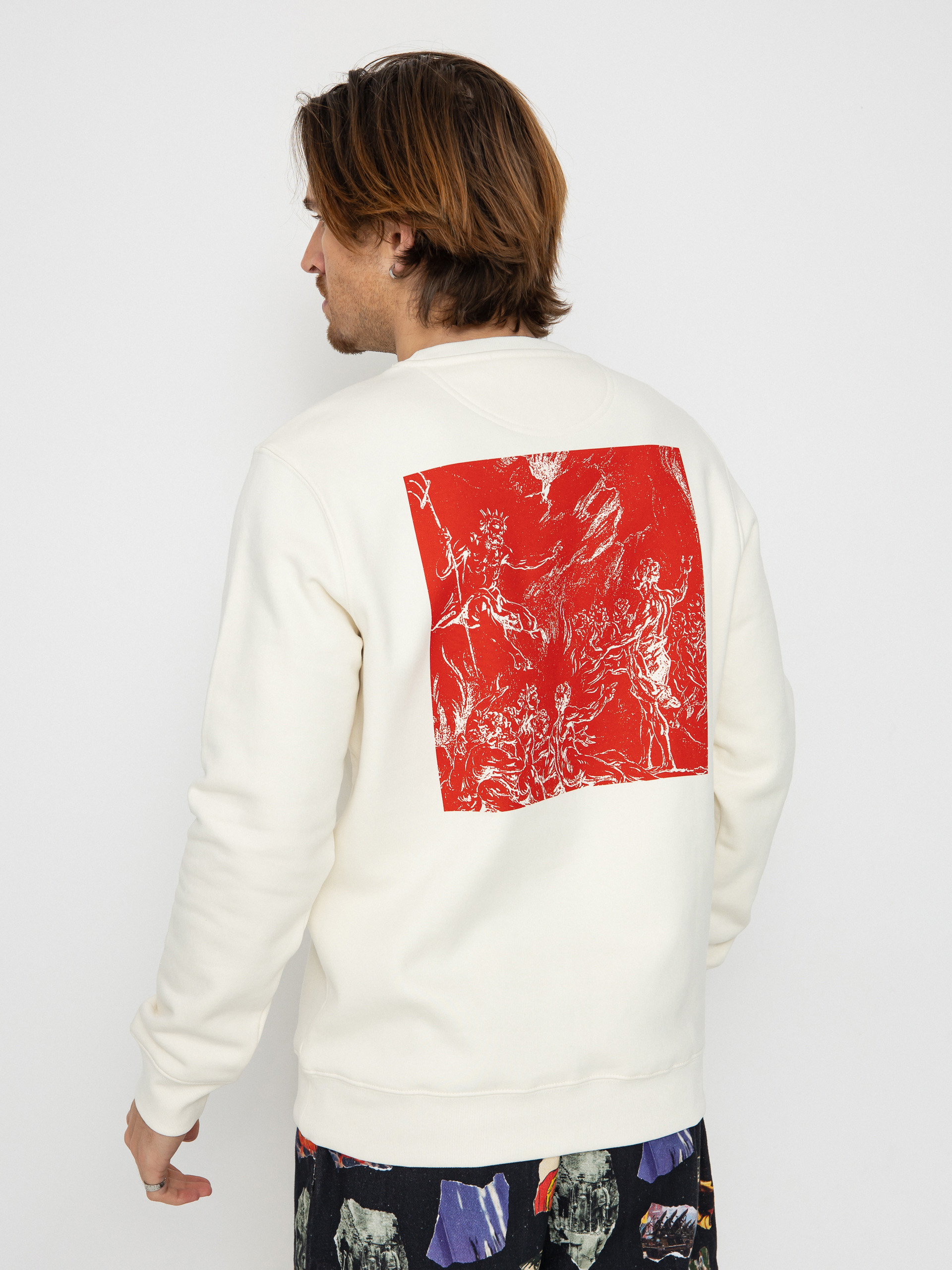 Poetic Collective Demon Crewneck Sweatshirt (ivory)