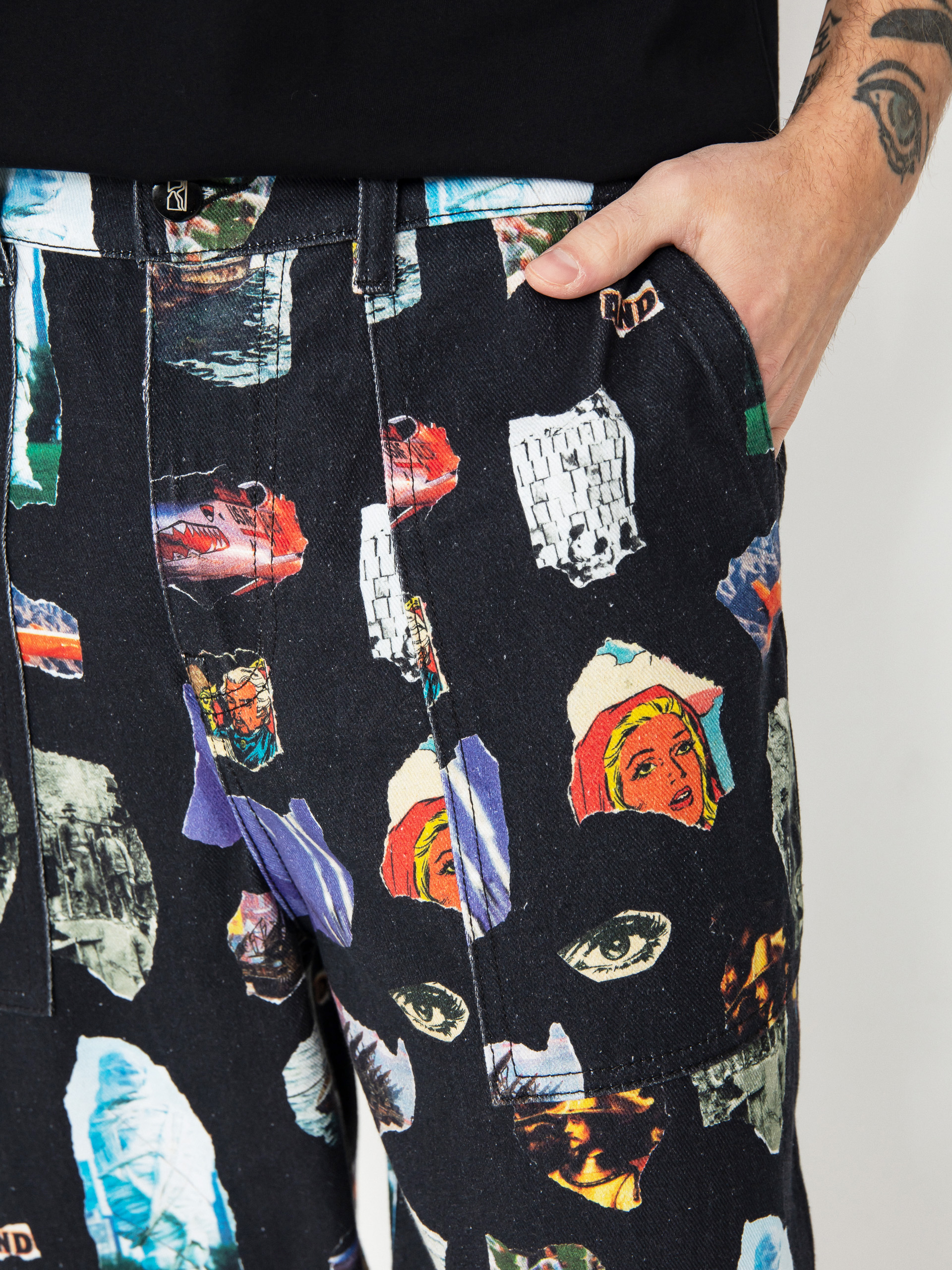 Poetic Collective Pants Painter (and collage)