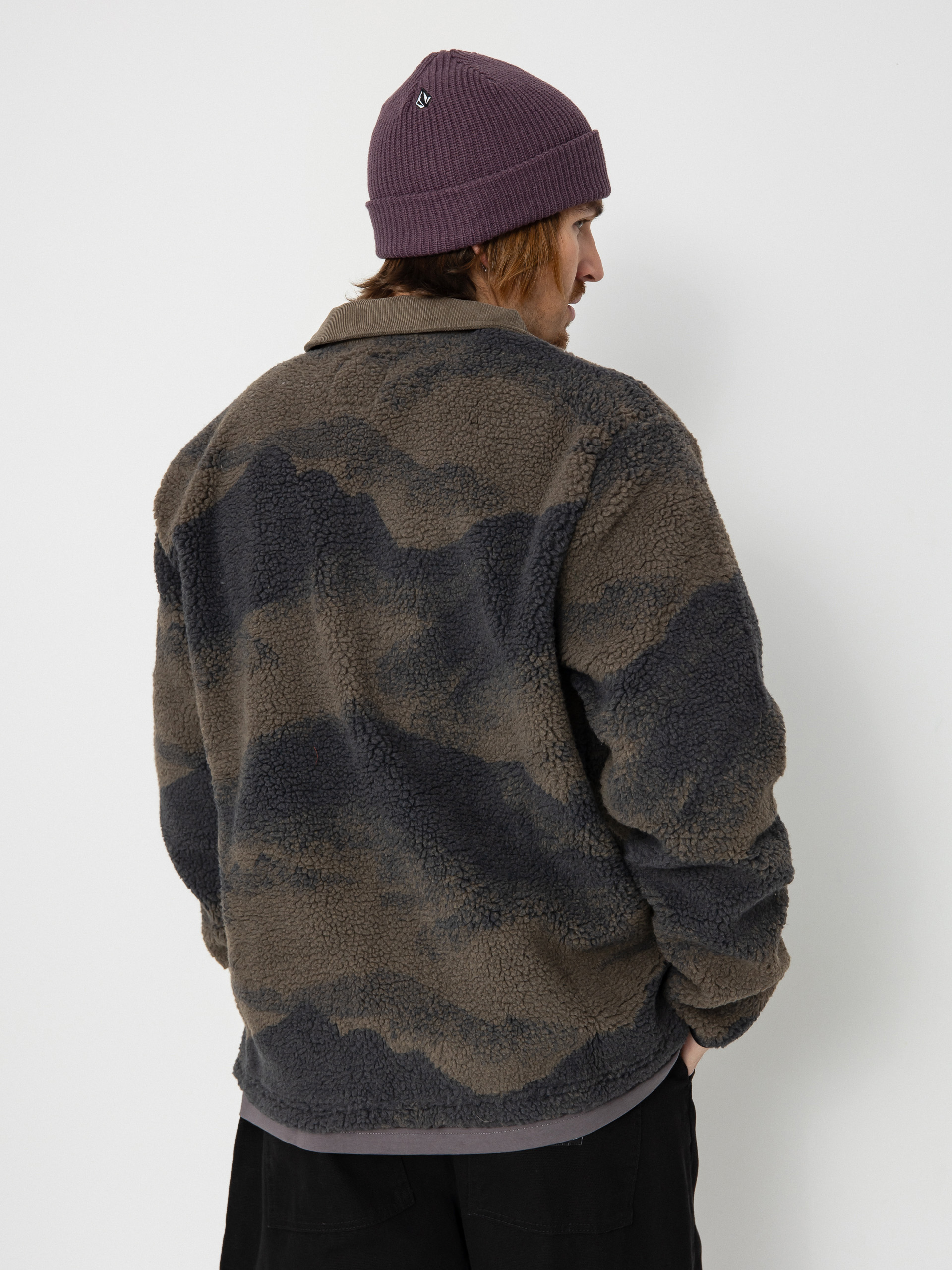 RVCA Walker Sherpa Jacket (blue haze)