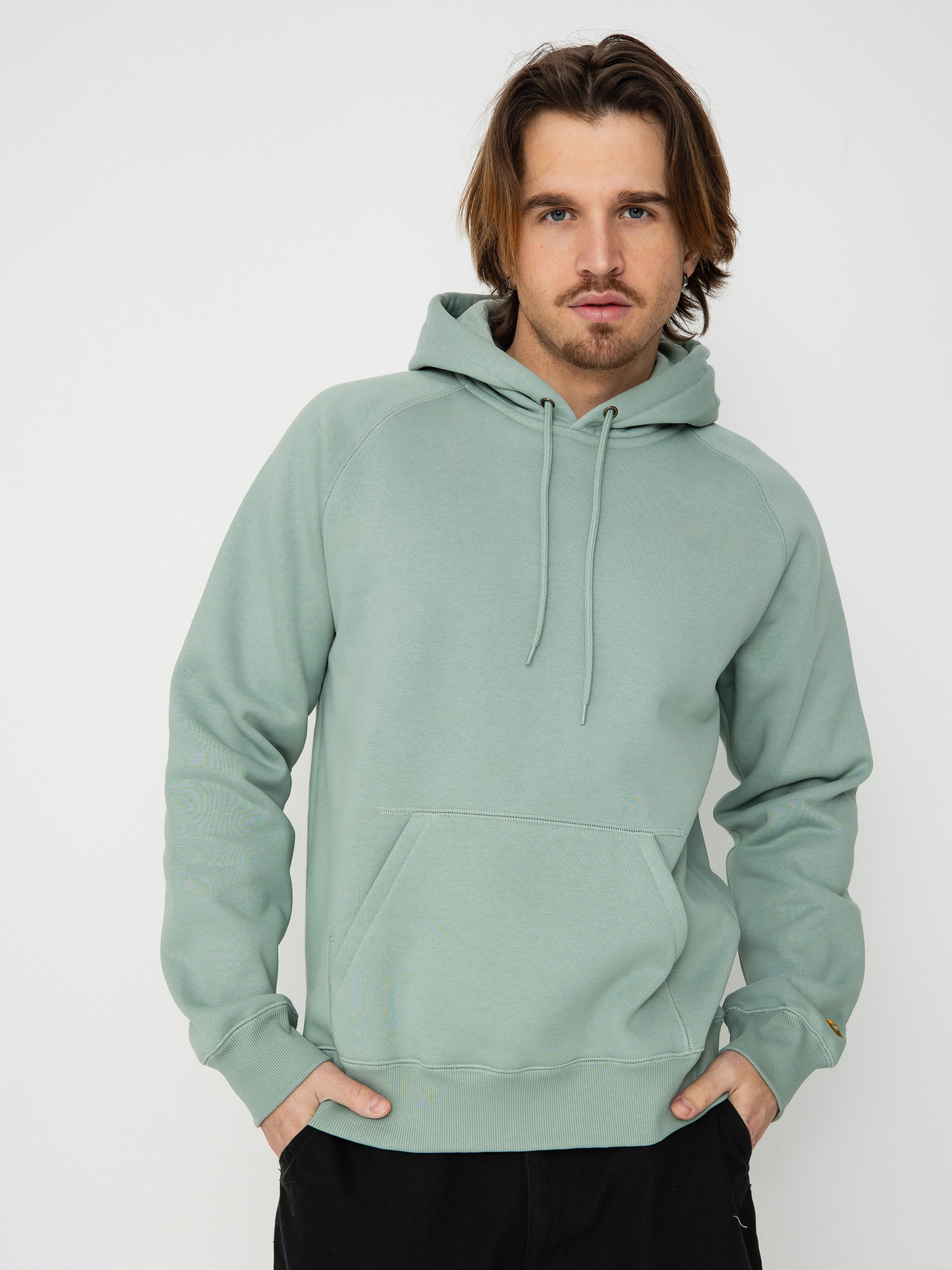 Carhartt WIP Chase HD Hoodie (frosted green/gold)