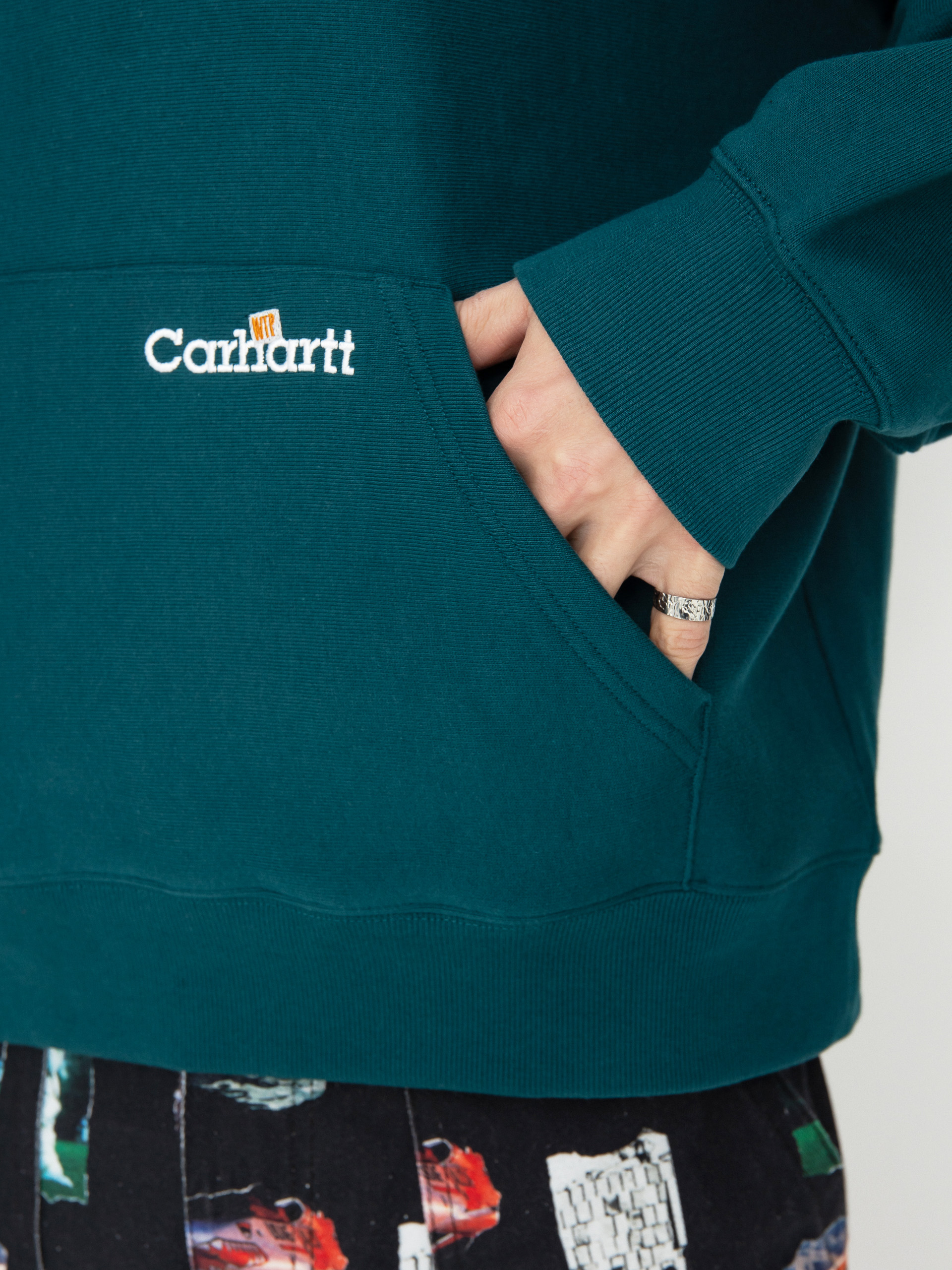 Carhartt WIP Label Script HD Hoodie (malachite)