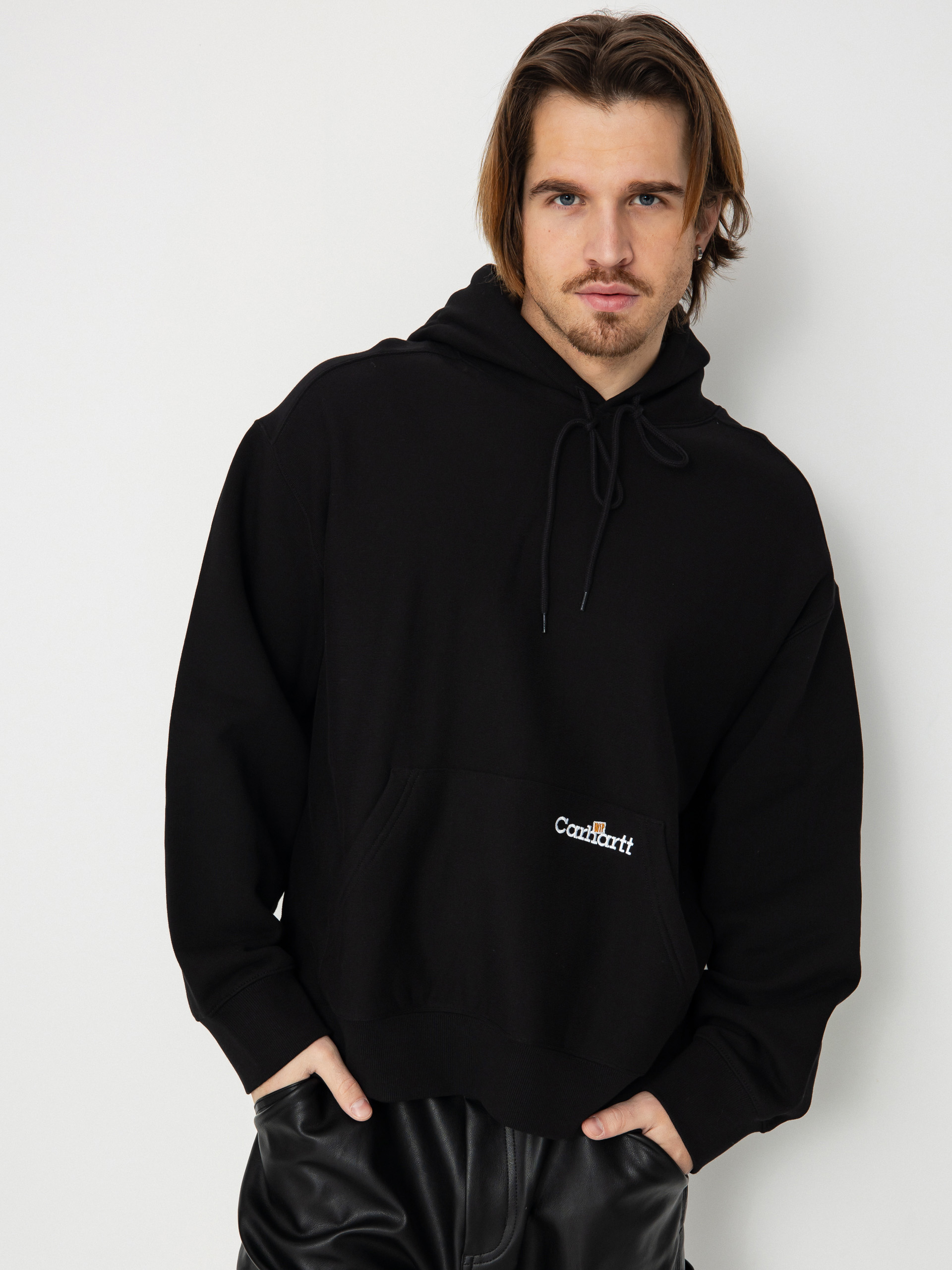 Carhartt WIP Label Script HD Hoodie (black)