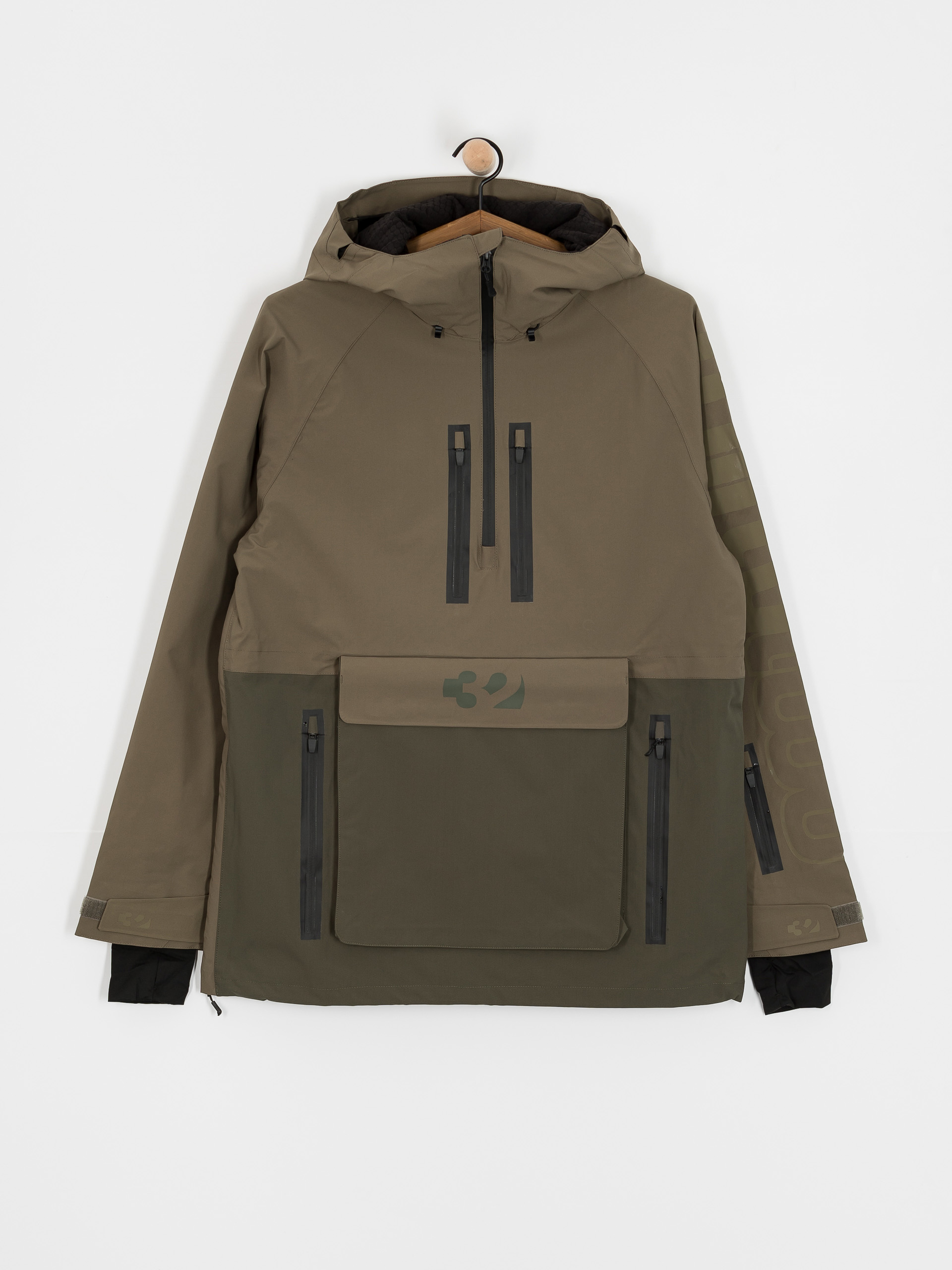ThirtyTwo Snowboard jacket Light Anorak - green (military) ThirtyTwo Snowboard jacket Light Anorak - green (military)