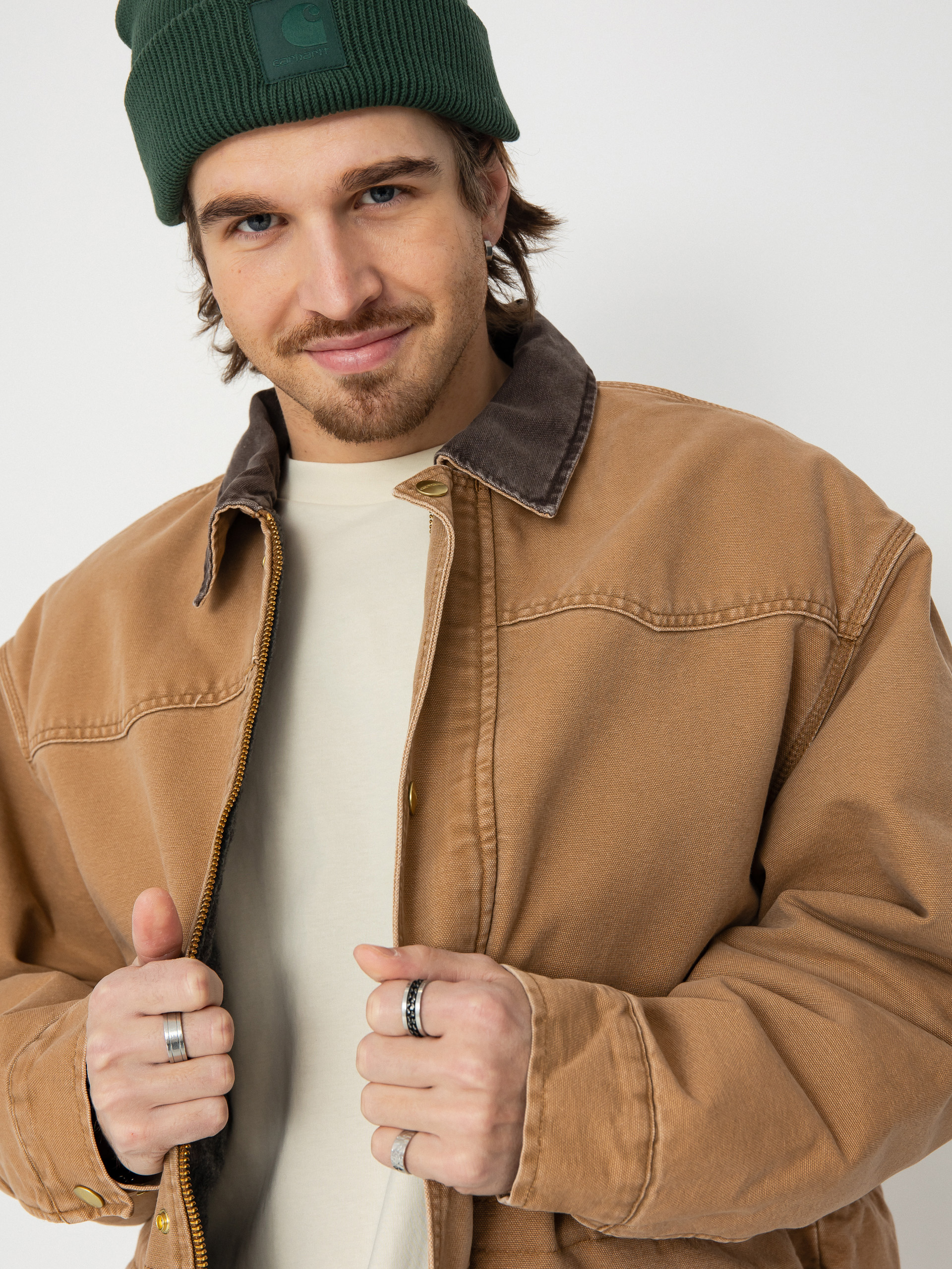 Carhartt WIP OG Santa Fe Coat Jacke (hamilton brown/tobacco)