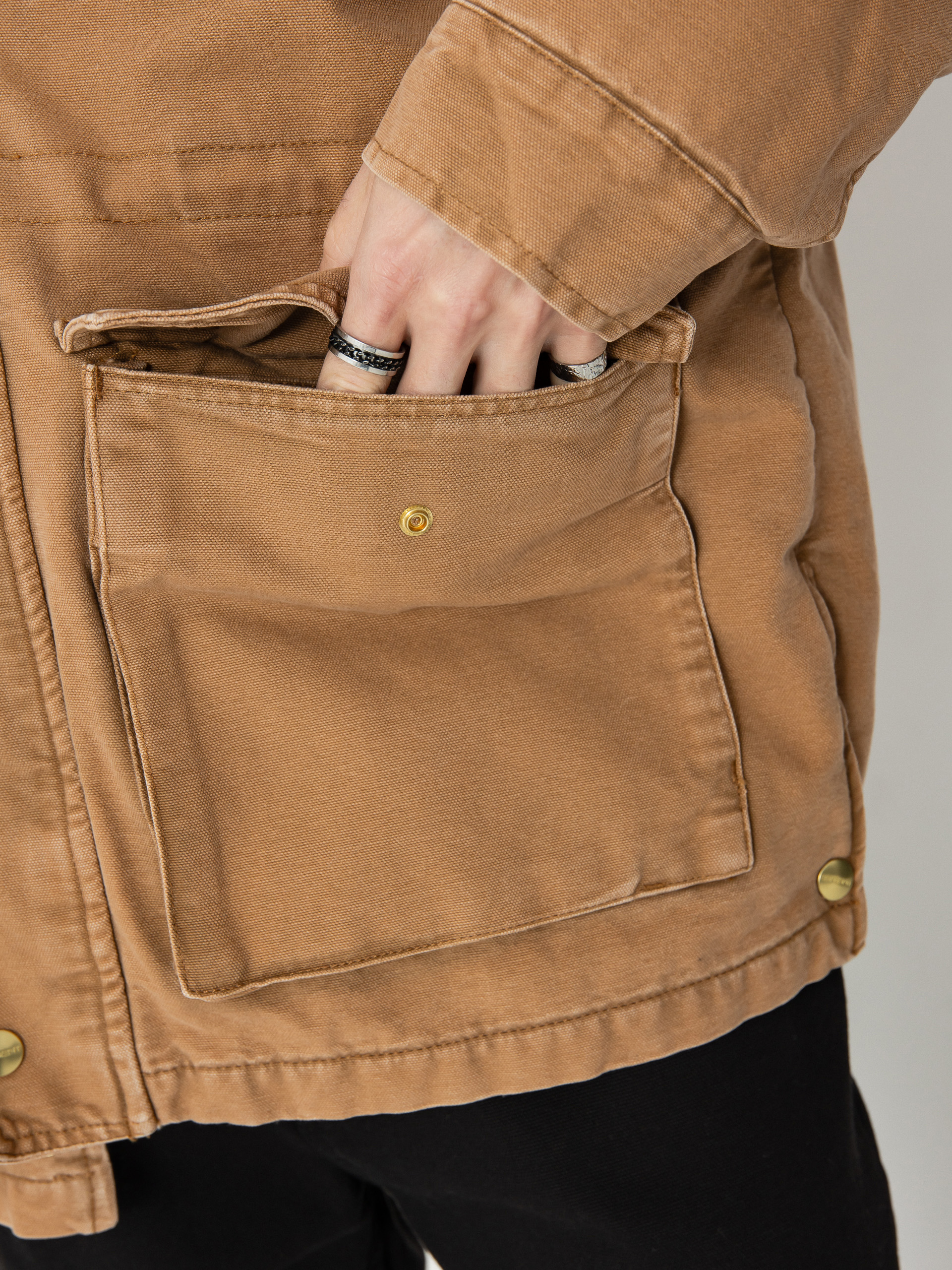Carhartt WIP OG Santa Fe Coat Jacke (hamilton brown/tobacco)