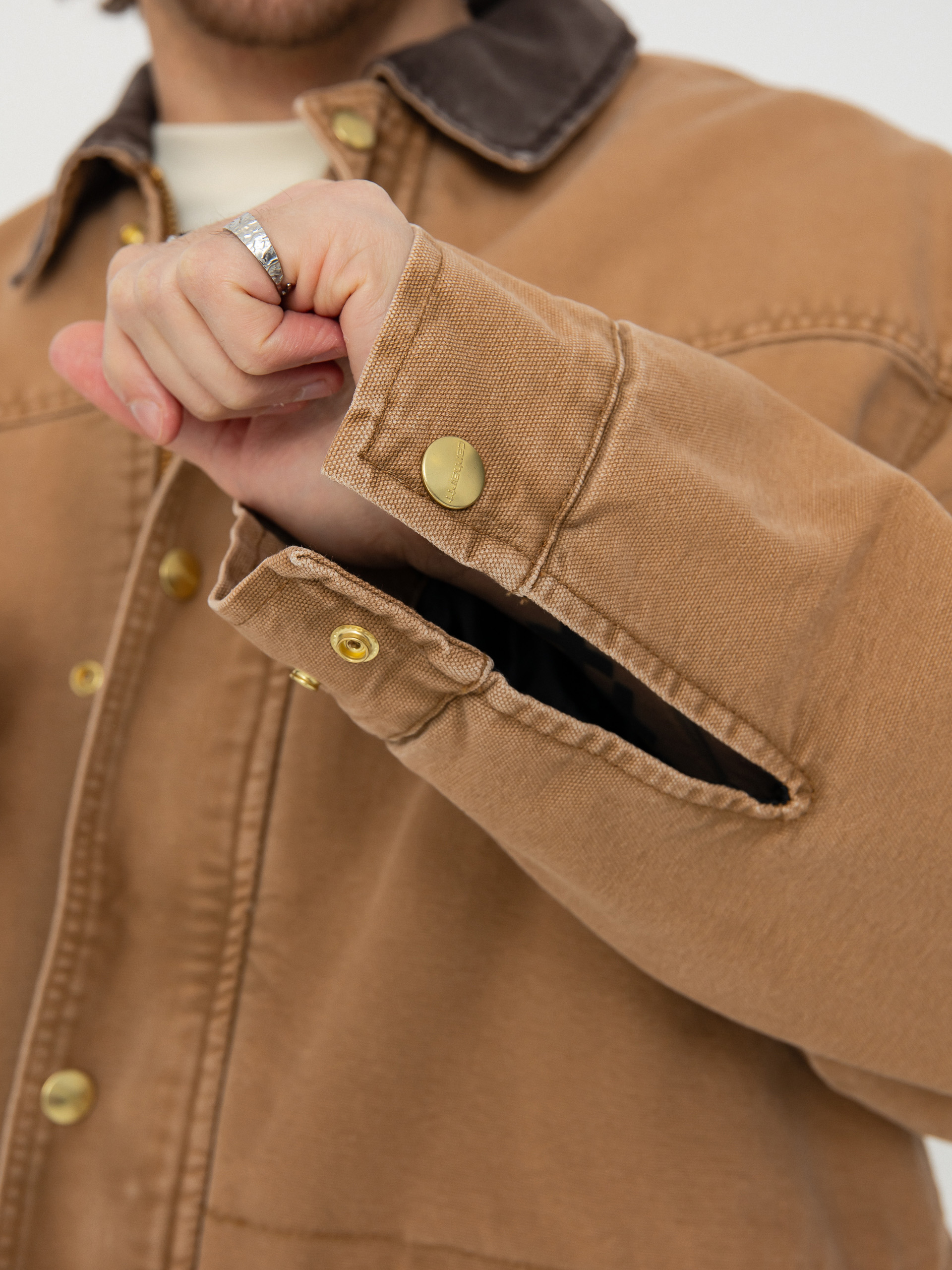 Carhartt WIP OG Santa Fe Coat Jacke (hamilton brown/tobacco)