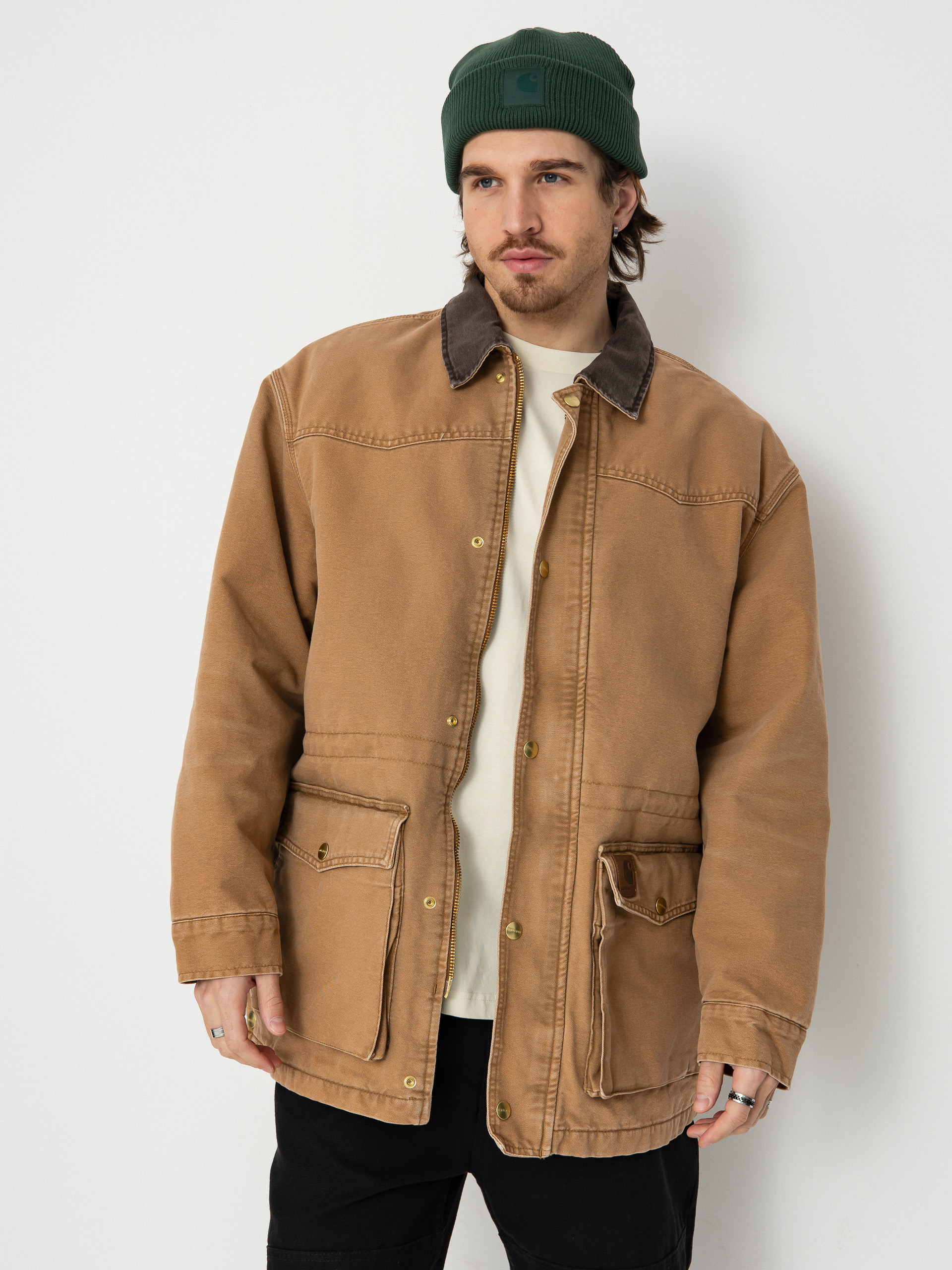 Carhartt WIP OG Santa Fe Coat Jacke (hamilton brown/tobacco)