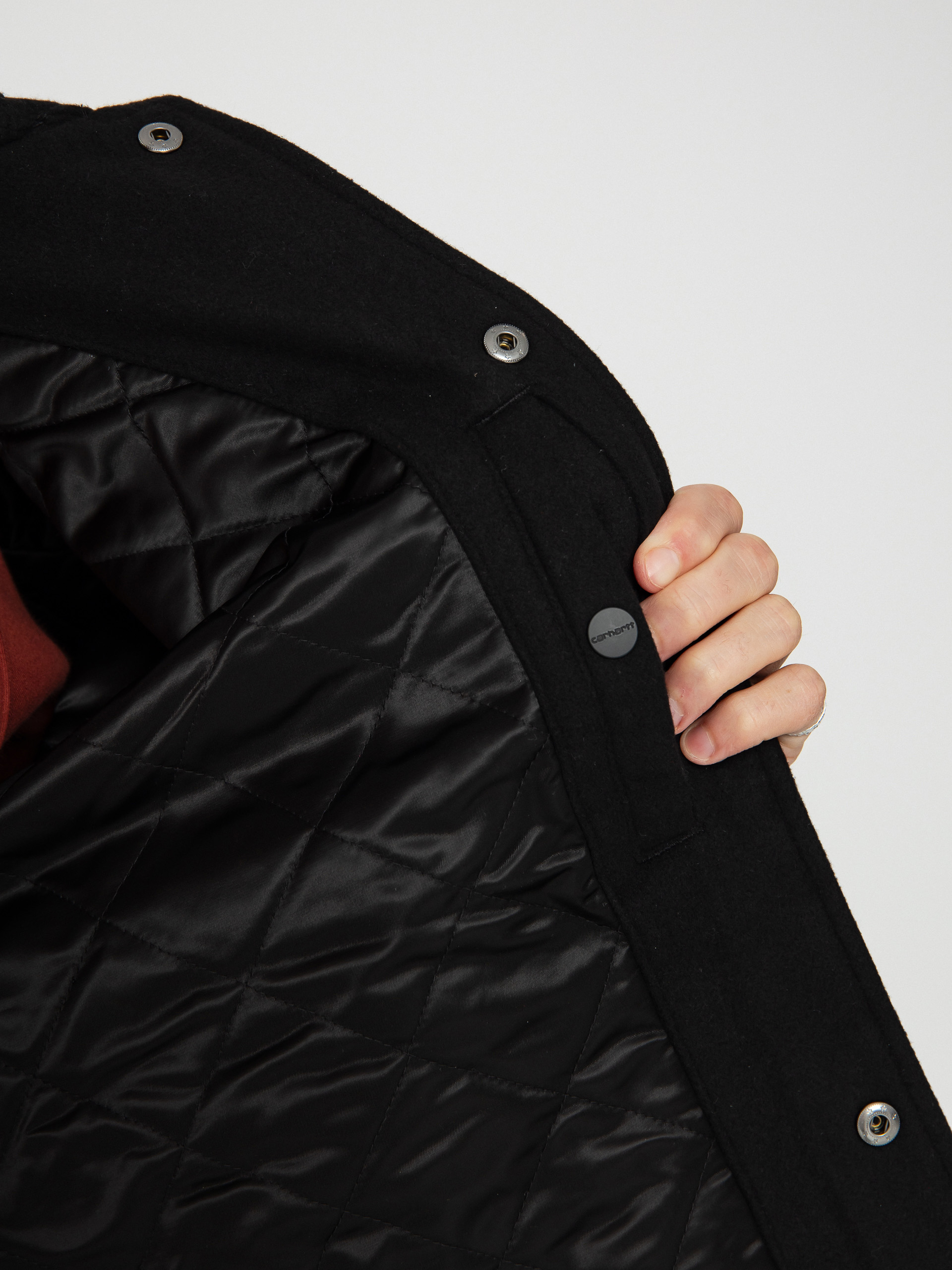 Carhartt WIP Wool Coach Jacket (black/wax)