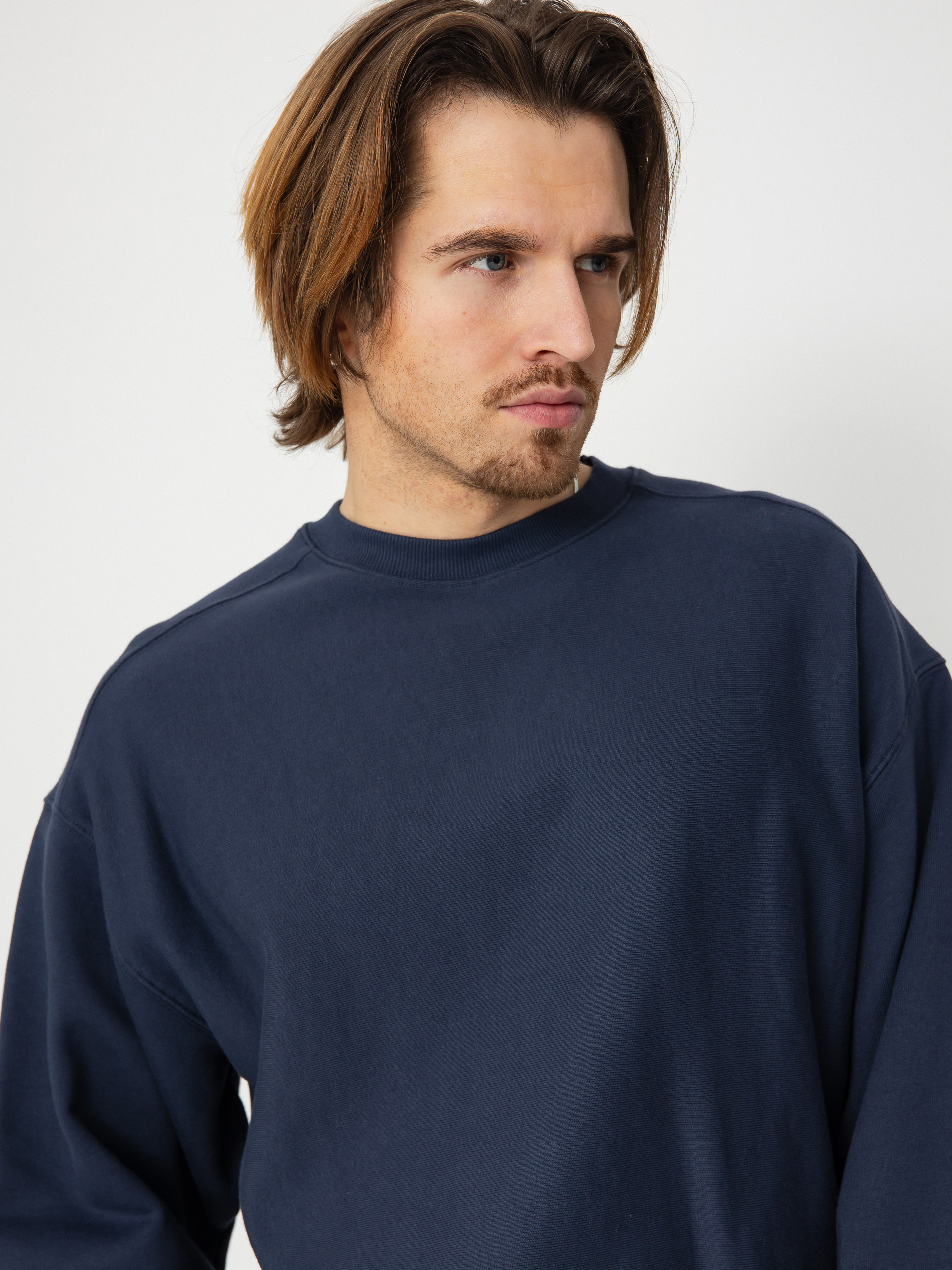 Carhartt WIP Label Script Sweatshirt - navy blue (blue)