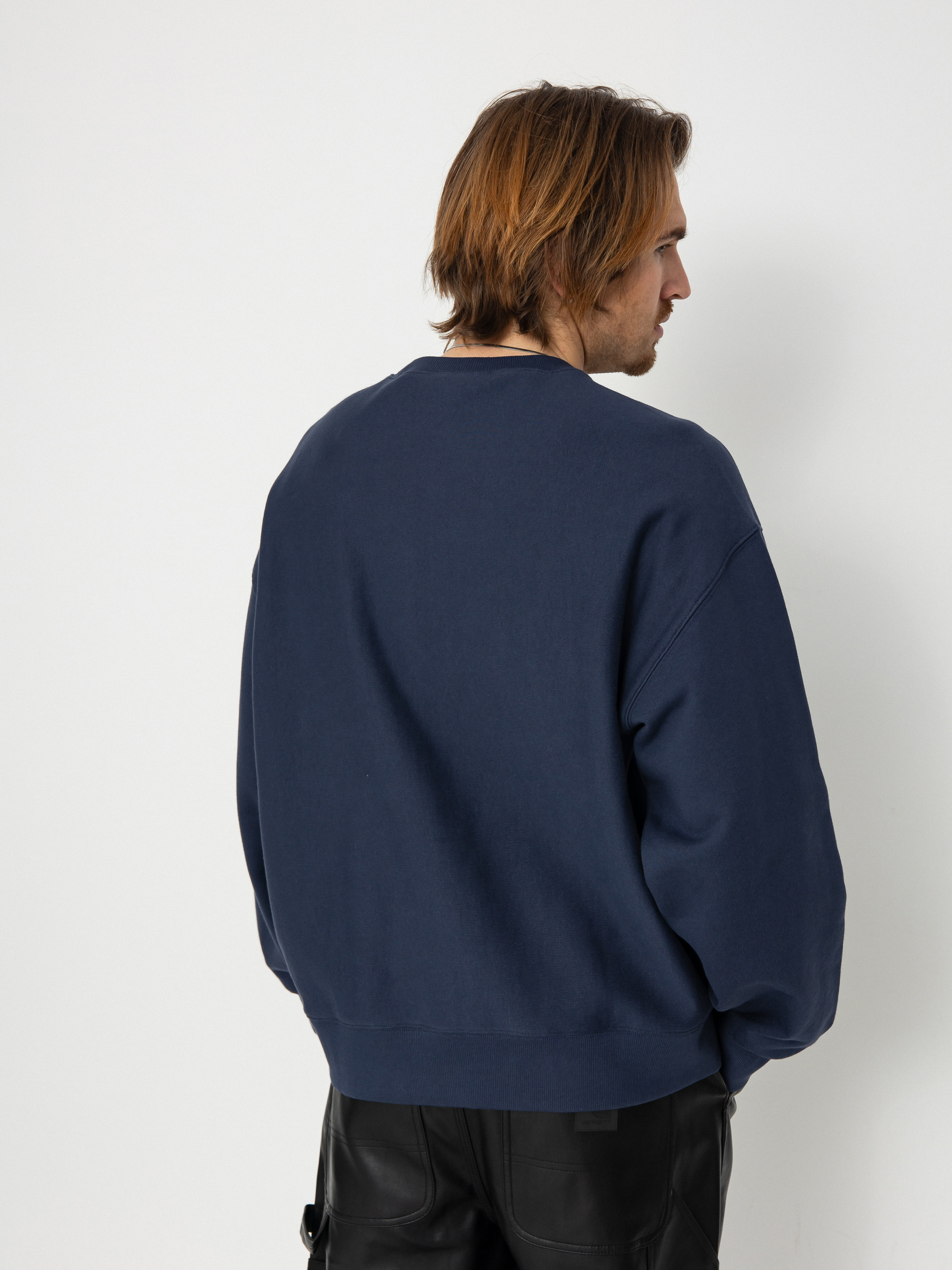 Carhartt WIP Label Script Sweatshirt (blue)