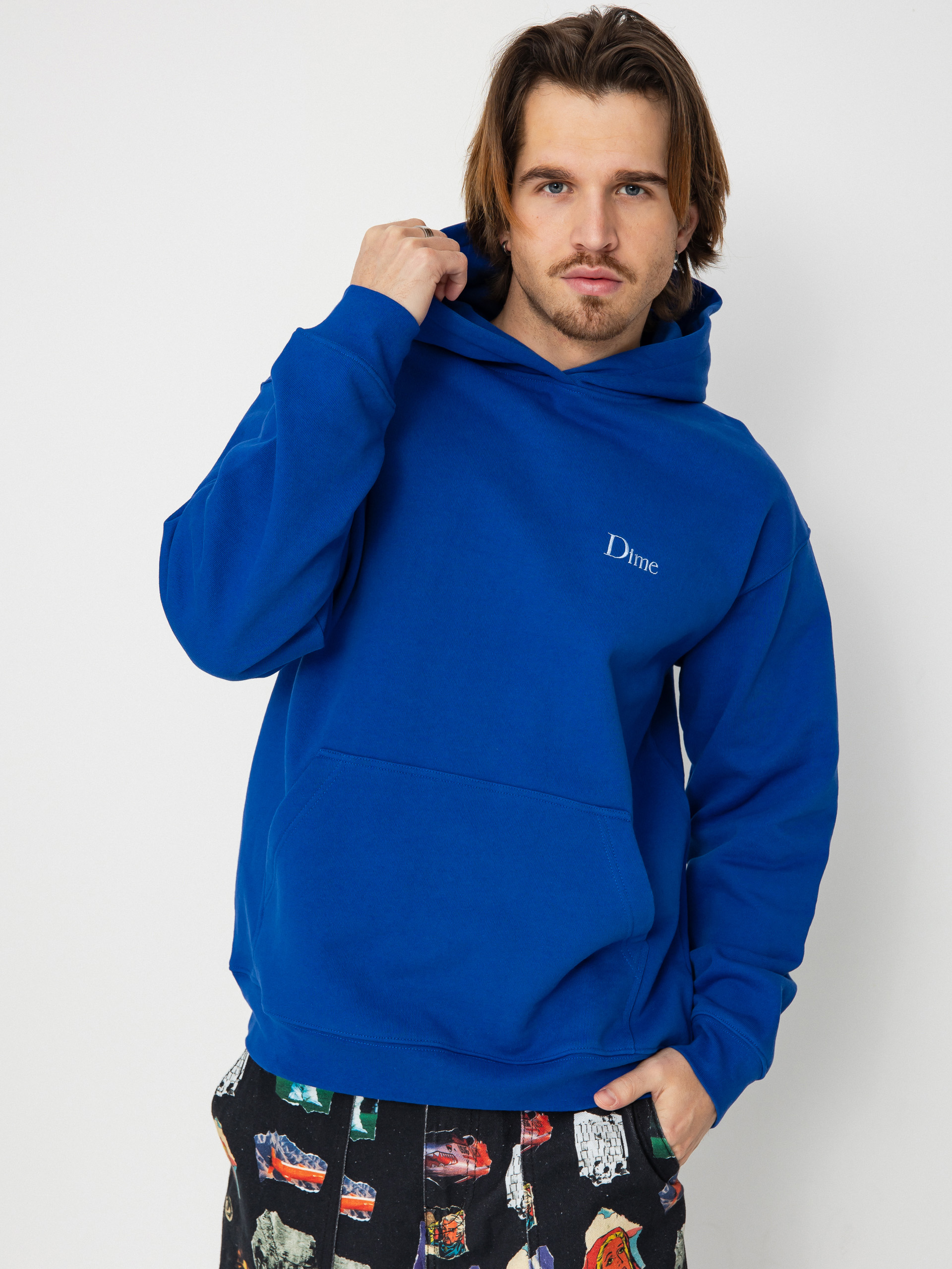 Dime Classic Small Logo HD Hoodie (navy blue)