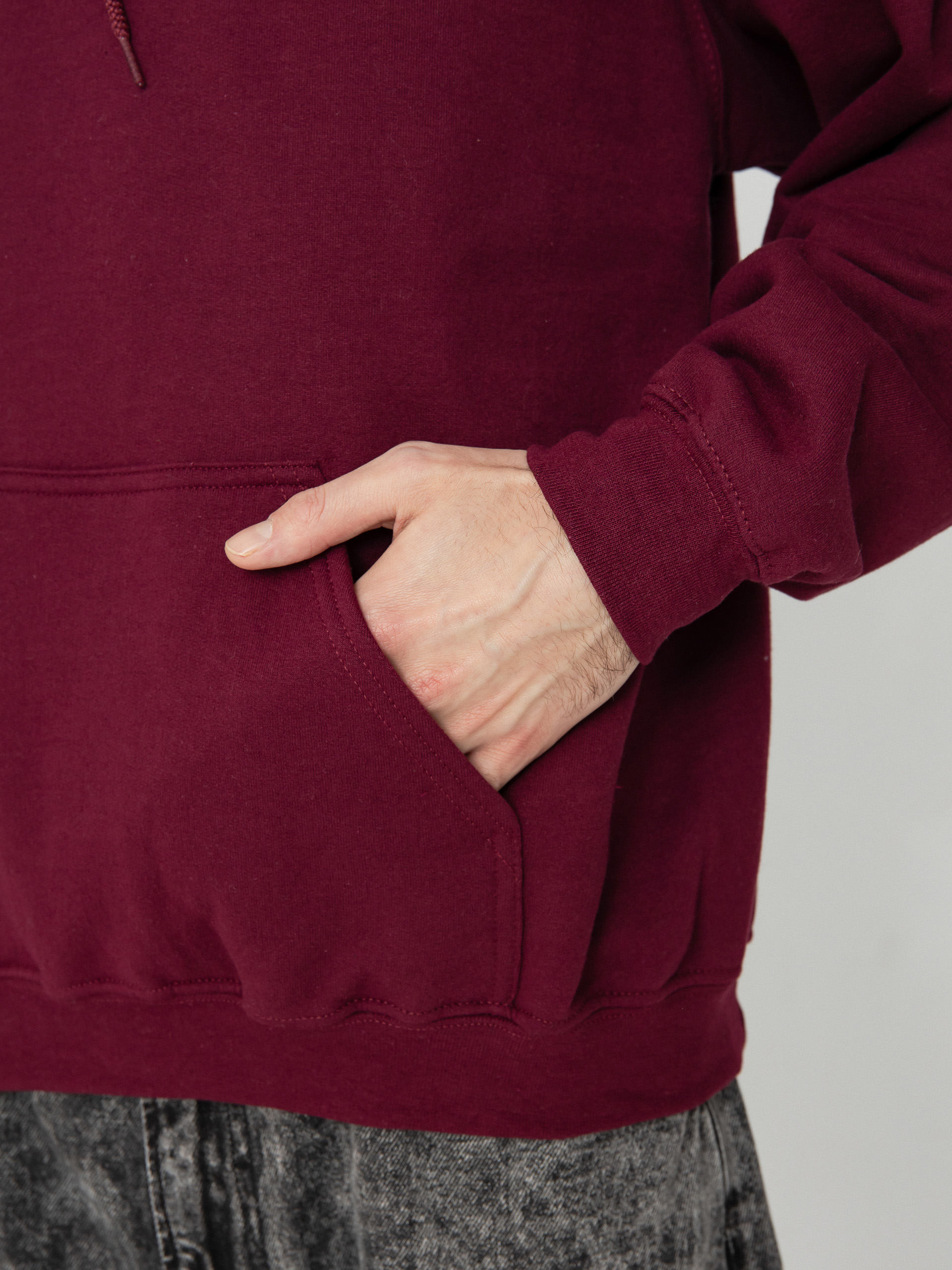 Thrasher X Toy Machine Vortex HD Hoodie (maroon)