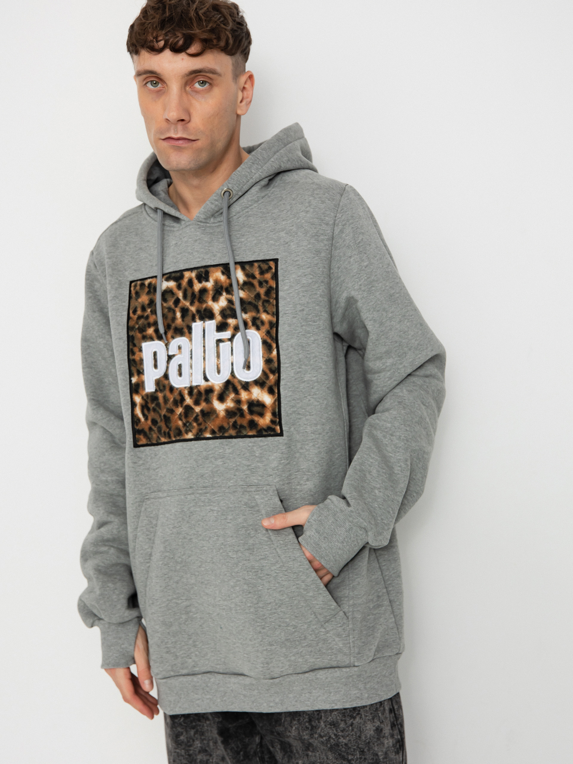 Mens Palto Cheetah HD Active sweatshirt (grey)