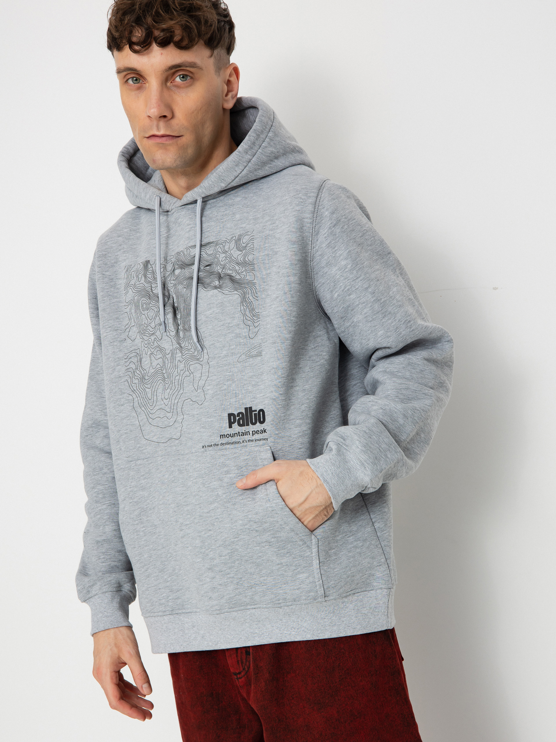 Palto Topography HD Hoodie (grey)