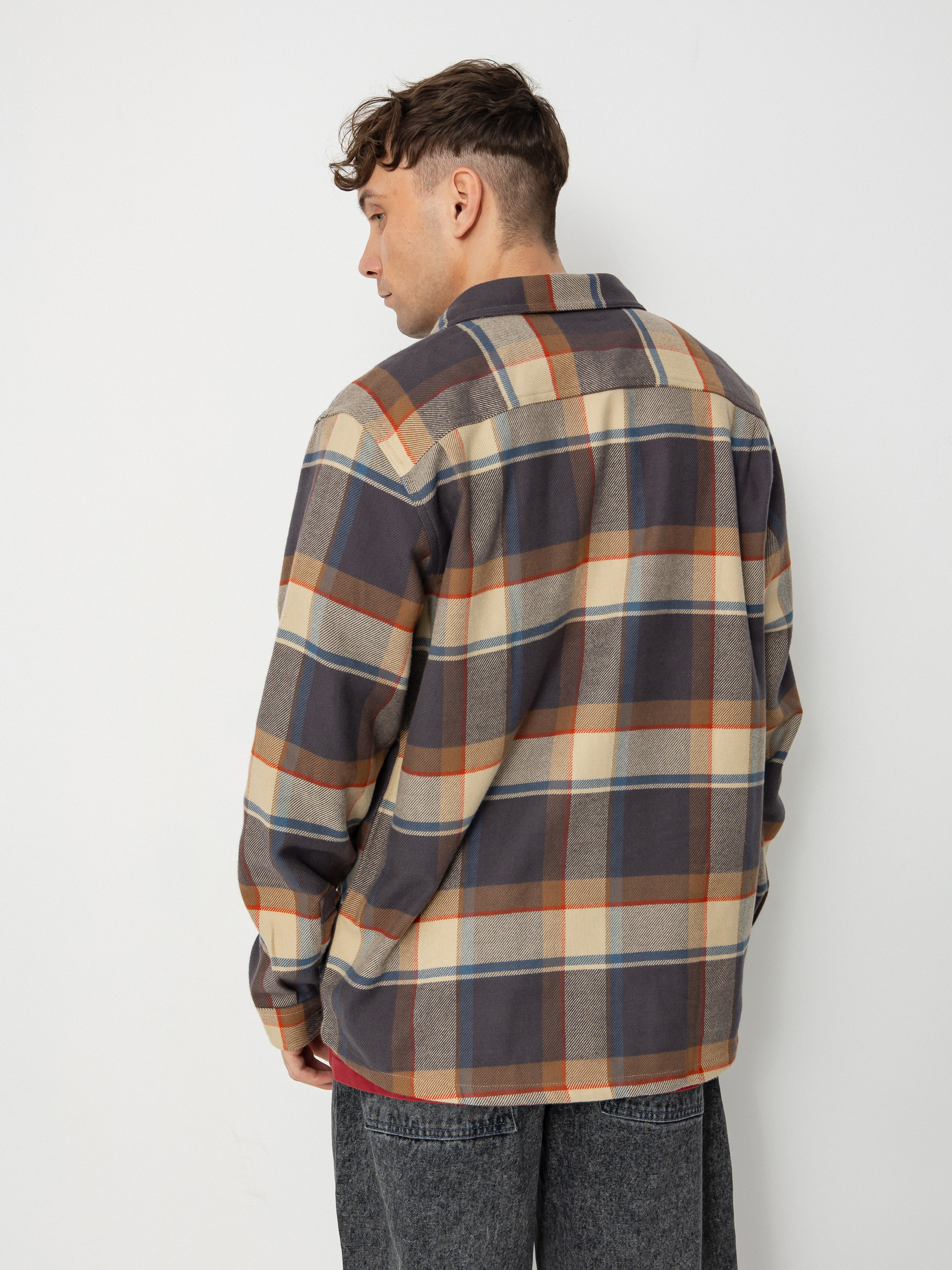 Patagonia Fjord Flannel Shirt (sunrise ridge forge grey)