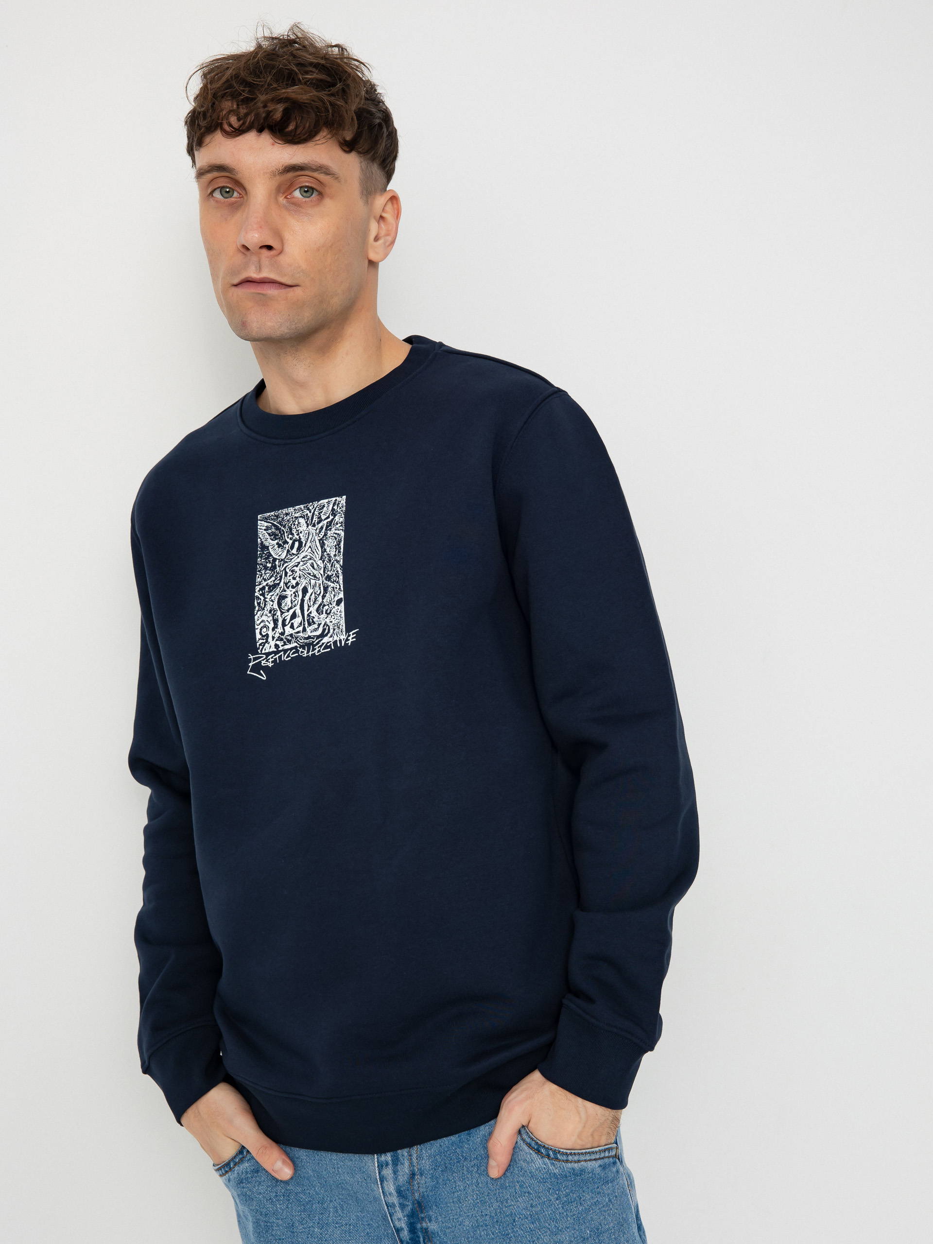 Poetic Collective Sweatshirt Angel Crewneck (navy)