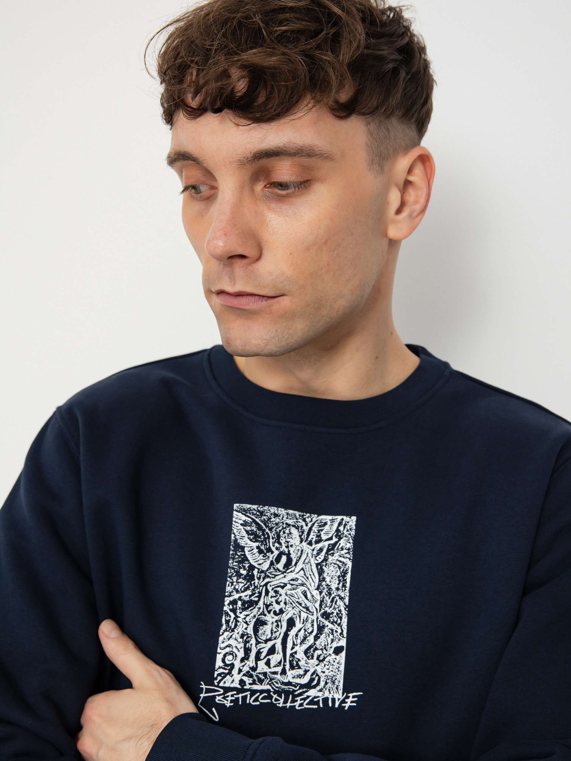 Poetic Collective Sweatshirt Angel Crewneck (navy)