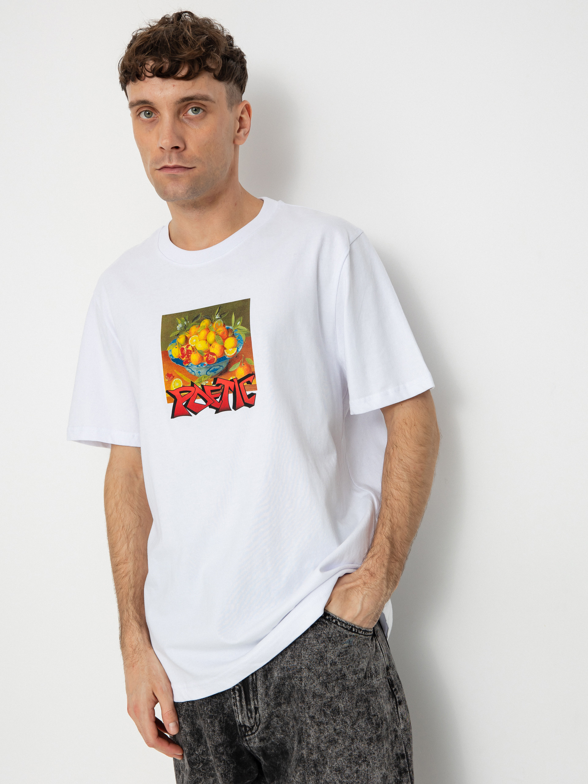 Poetic Collective Graff Fruit T-Shirt (white)