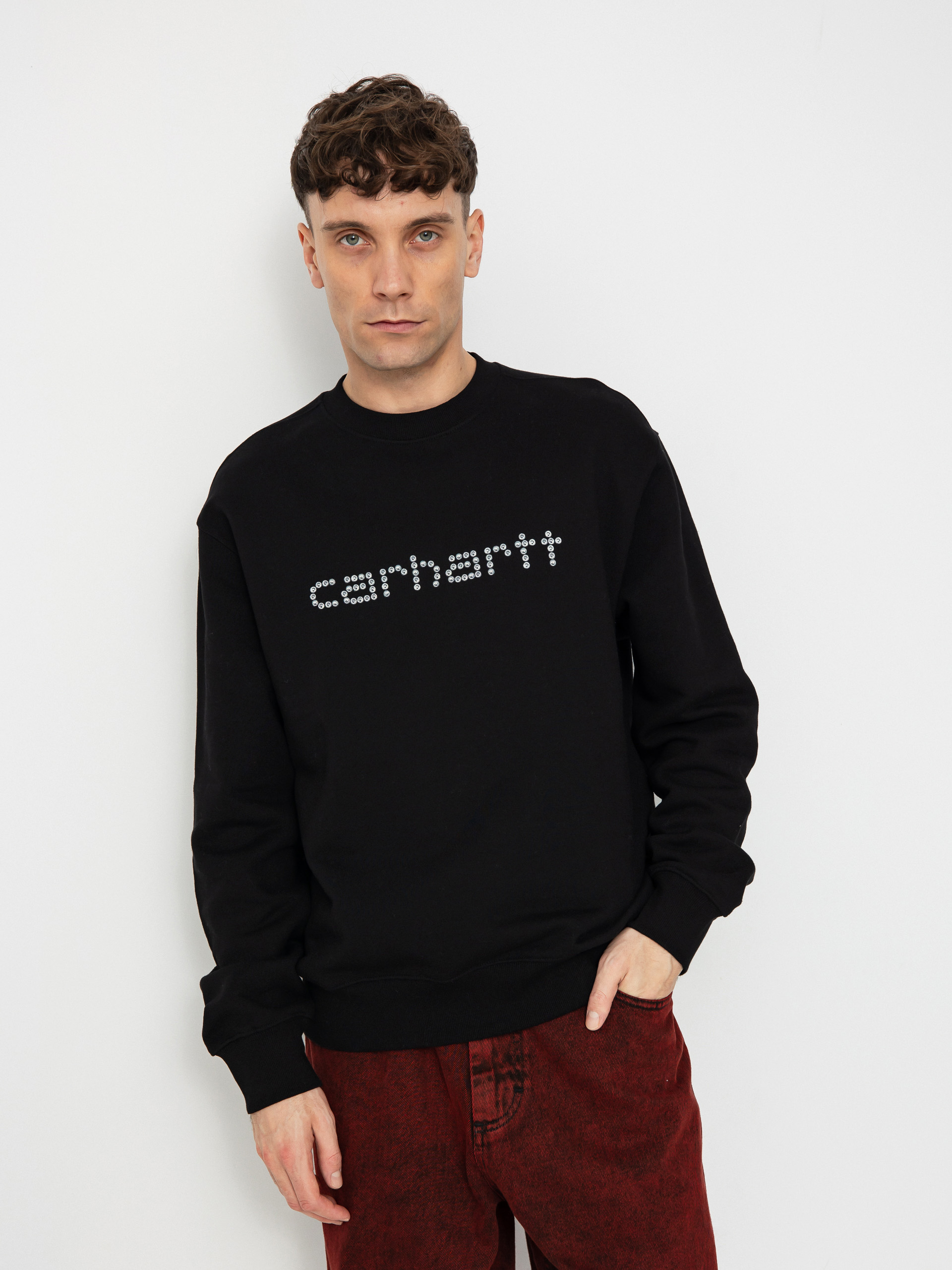 Carhartt WIP Rivet Script Sweatshirt - grey (manta)